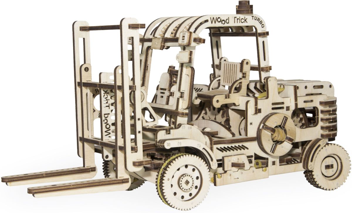 Wood Trick Heftruck - Houten Modelbouw
