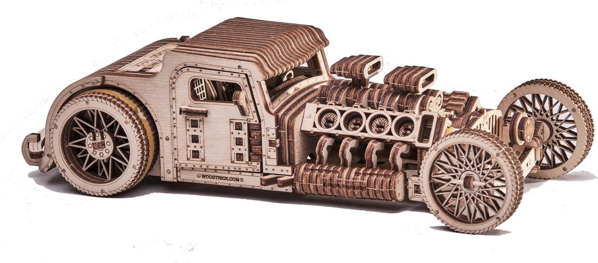 Wood Trick Hot Rod - Houten Modelbouw