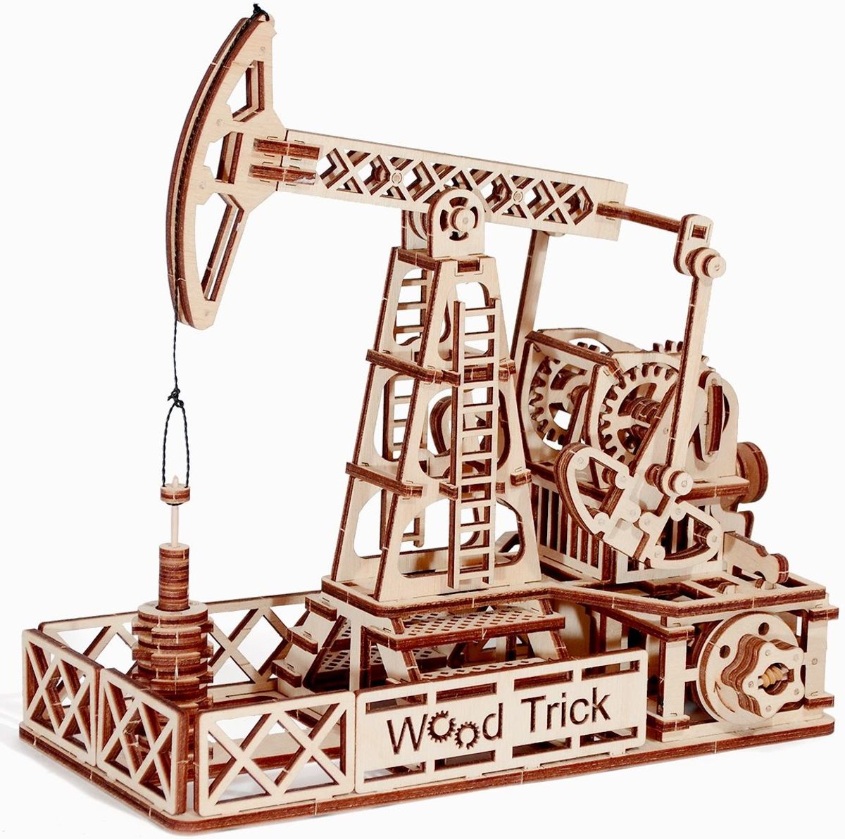 Wood Trick Olieboortoren - Houten Modelbouw