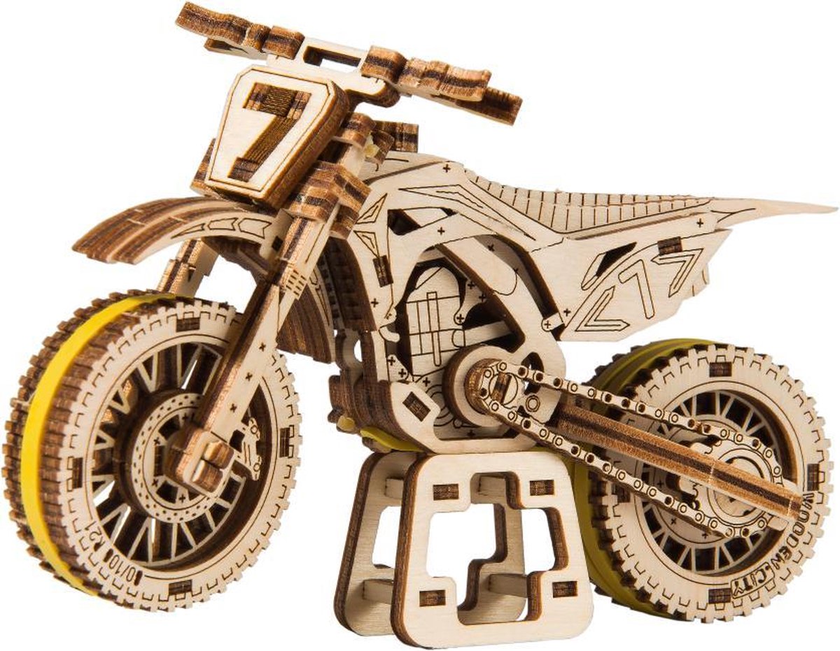 Motocross houten 3D puzzel