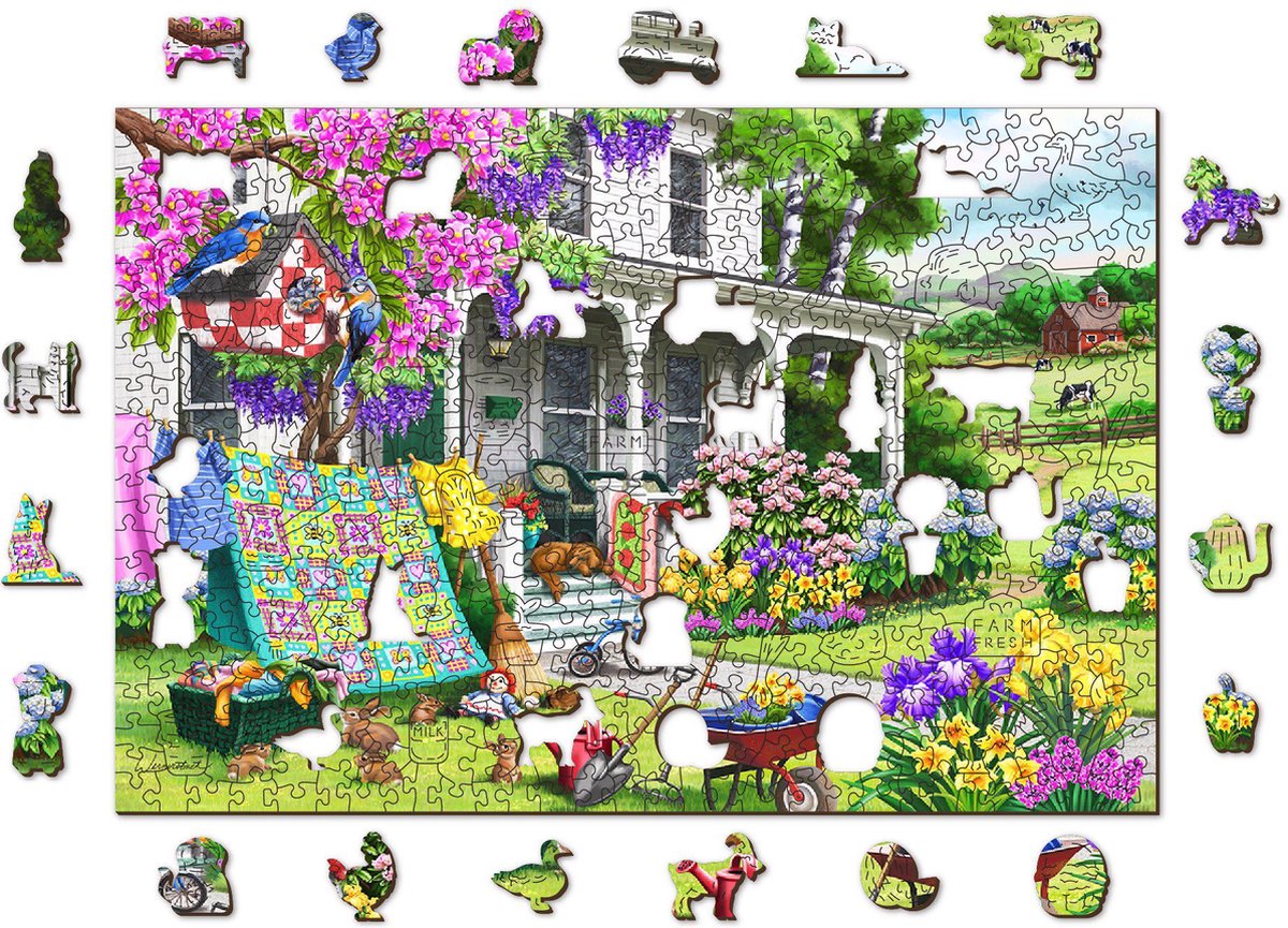 Wooden City Countryside Garden (505)