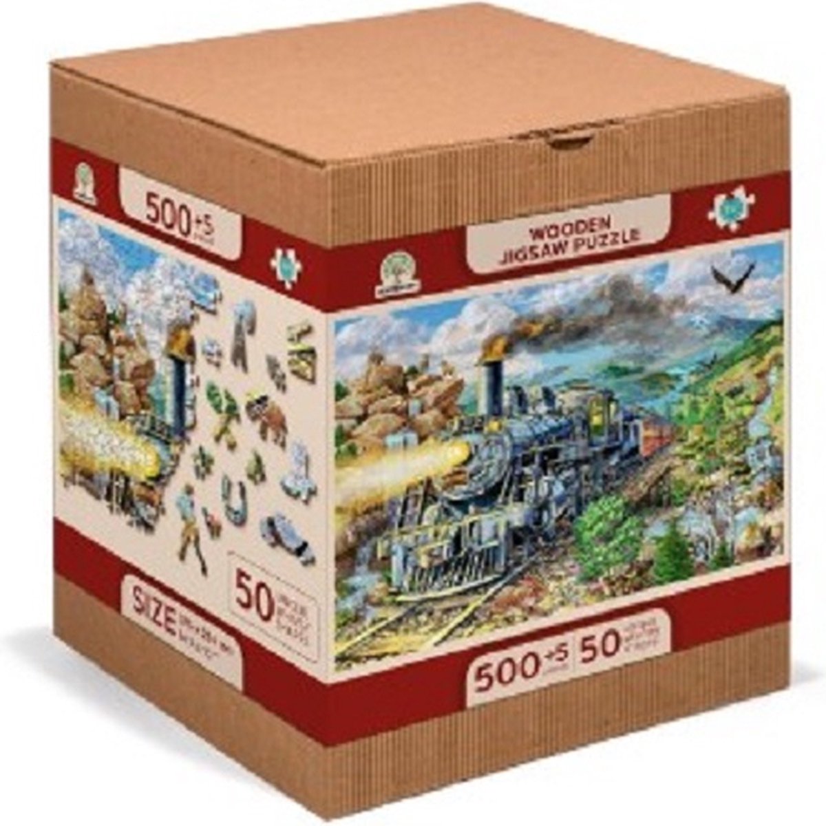 puzzel Wooden City Railway (505)