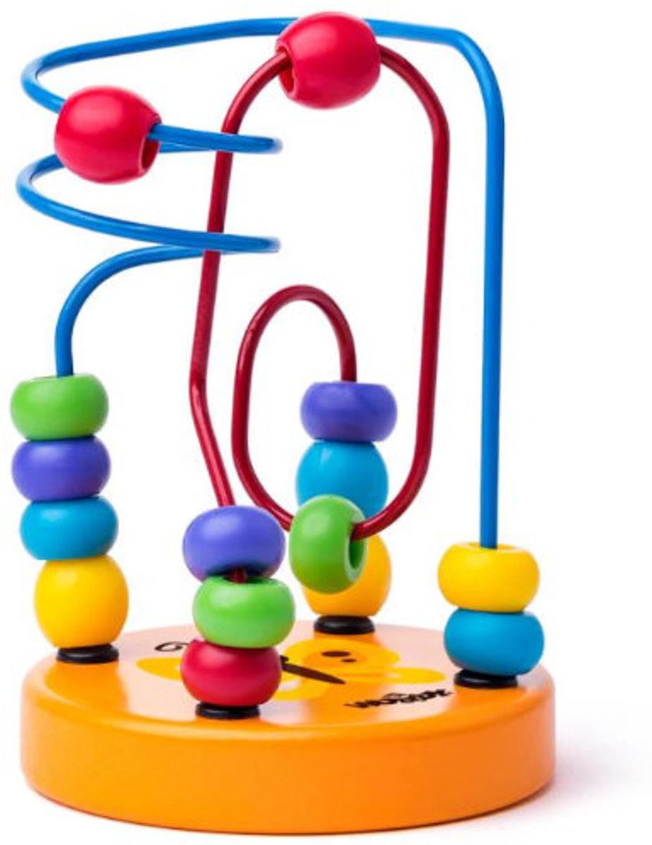 Woody Mini labyrint licht oranje