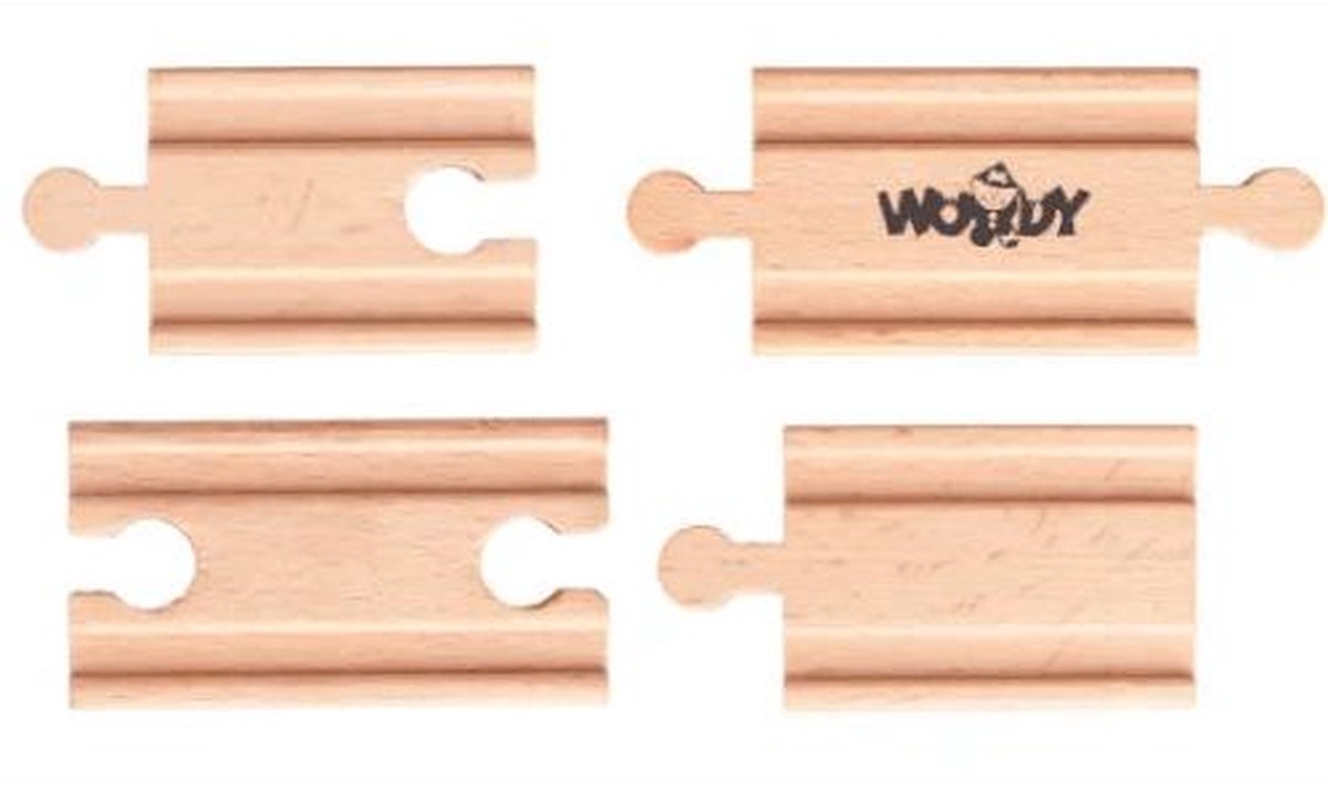 Woody Woody 4 rechte banen 11 cm. 90563.