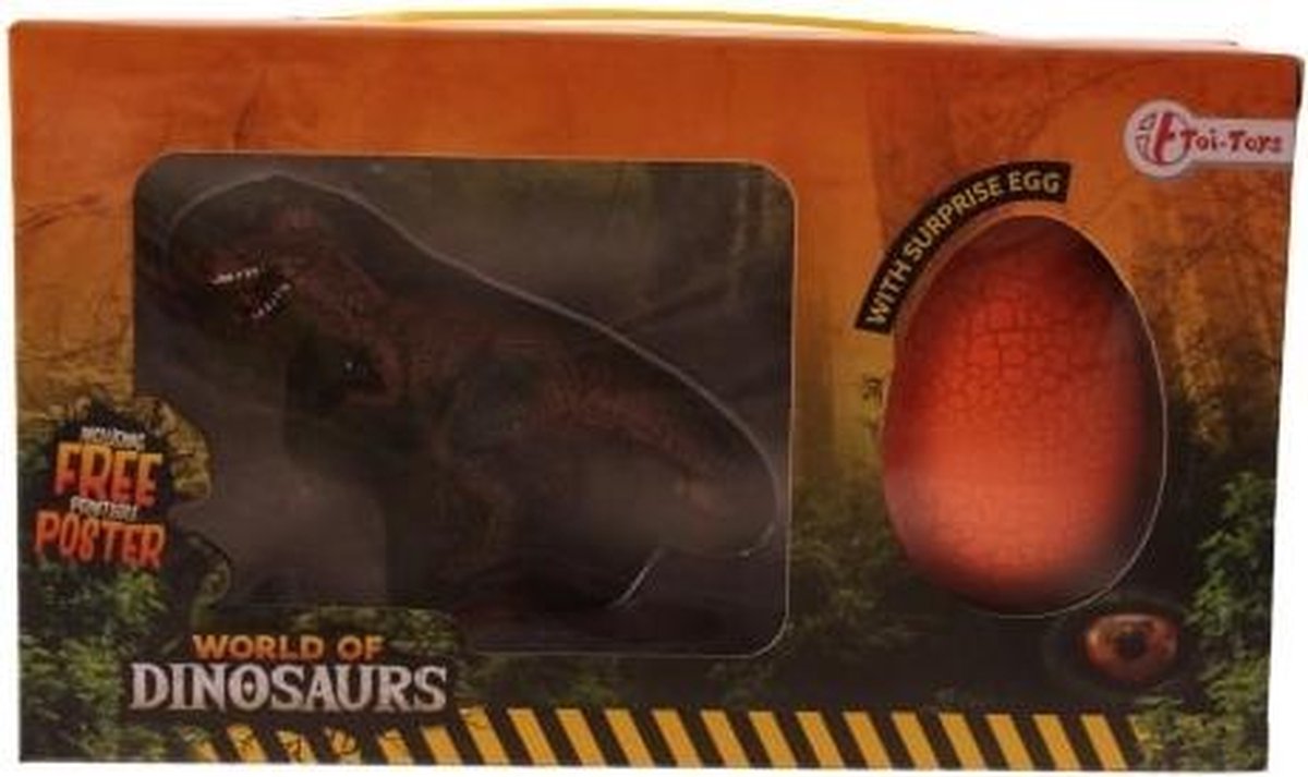 World Of Dinosaurs Verrassingsei Dilophosaurus Junior 21 X 12cm 3-delig