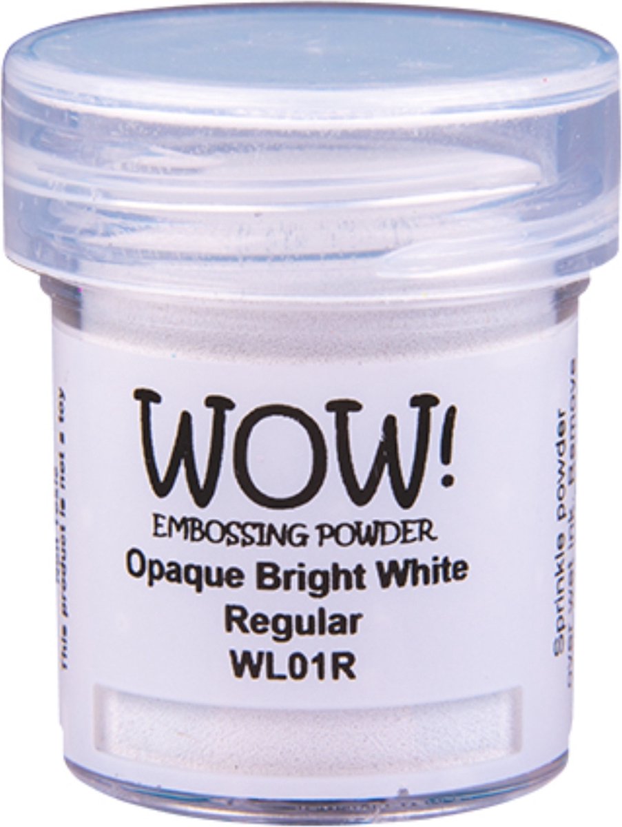 Wow Opaque, Bright White Regular (Large Jar)