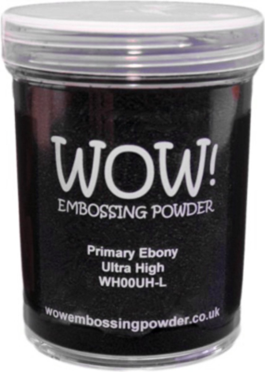 Wow Primary, Ebony Ultra High (Large Jar)