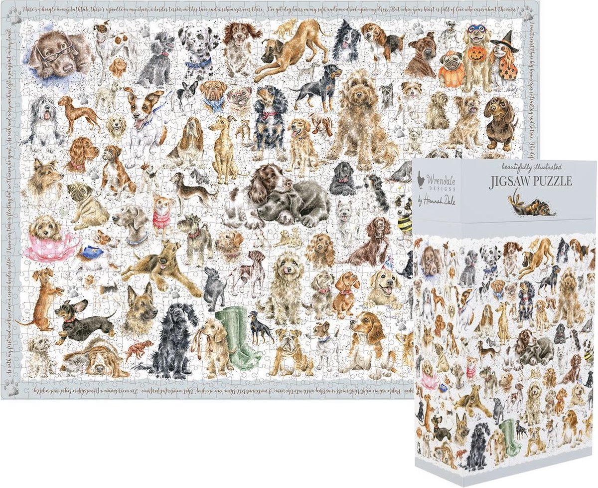 Wrendale Designs - Puzzel - A Dogs Life
