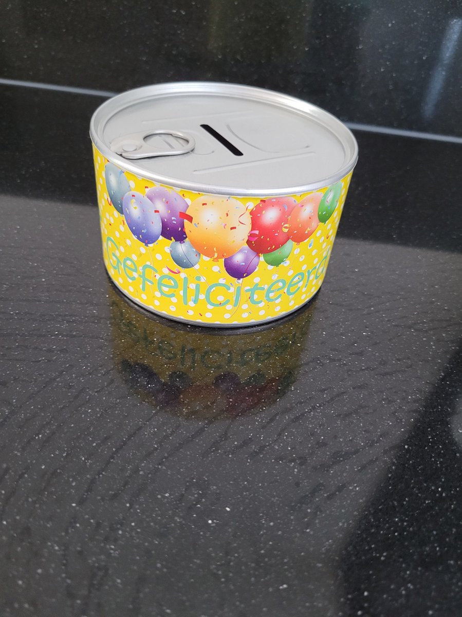 Wunderle spaarpot Gefeliciteerd!