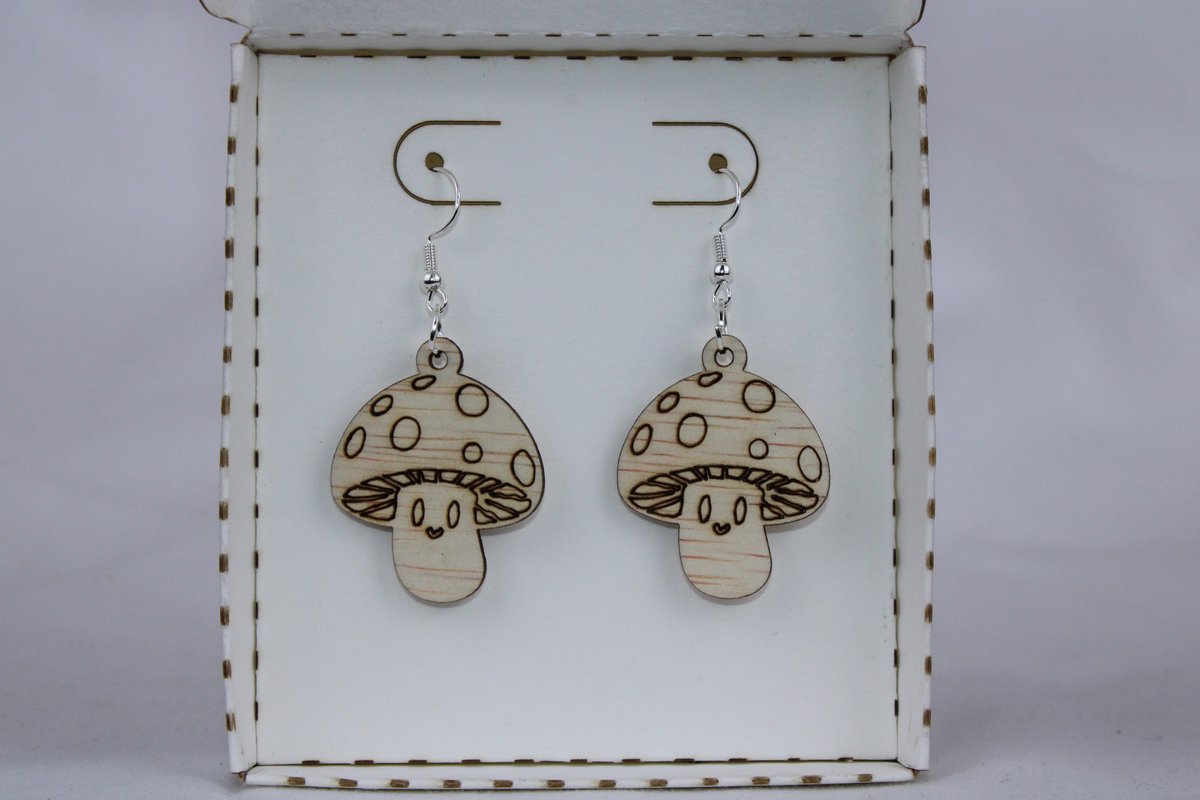 Oorbellen Paddenstoel