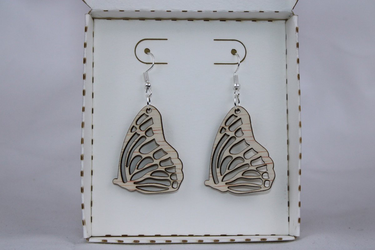 Oorbellen vlinder vleugel 4