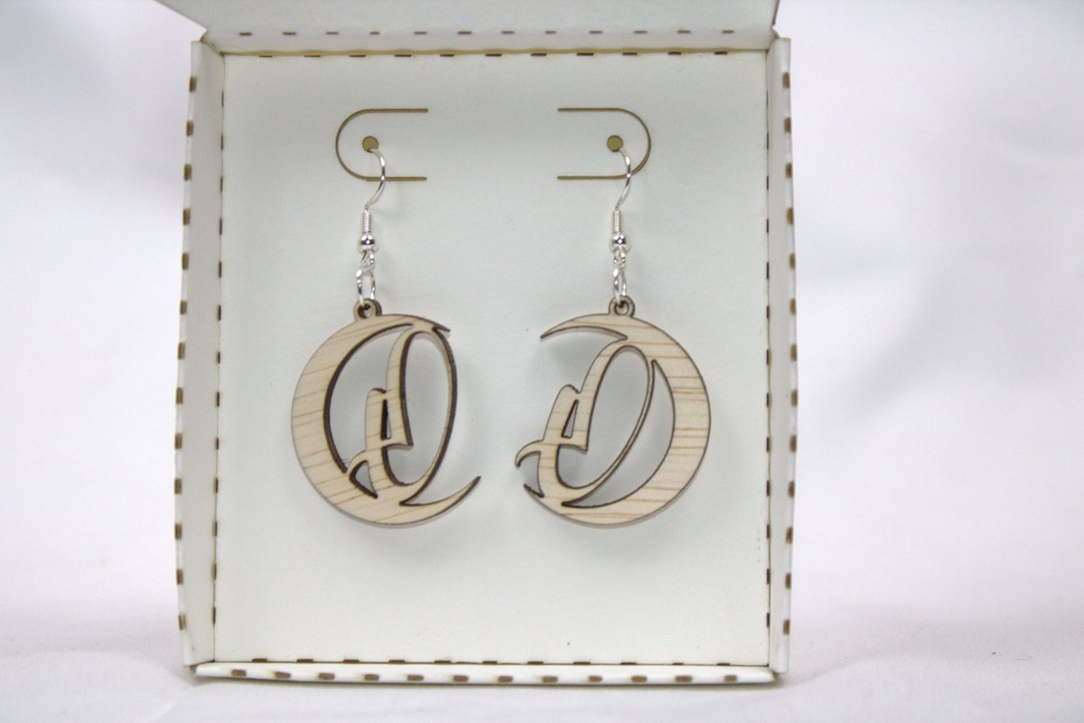 oorbellen alfabet Letter O