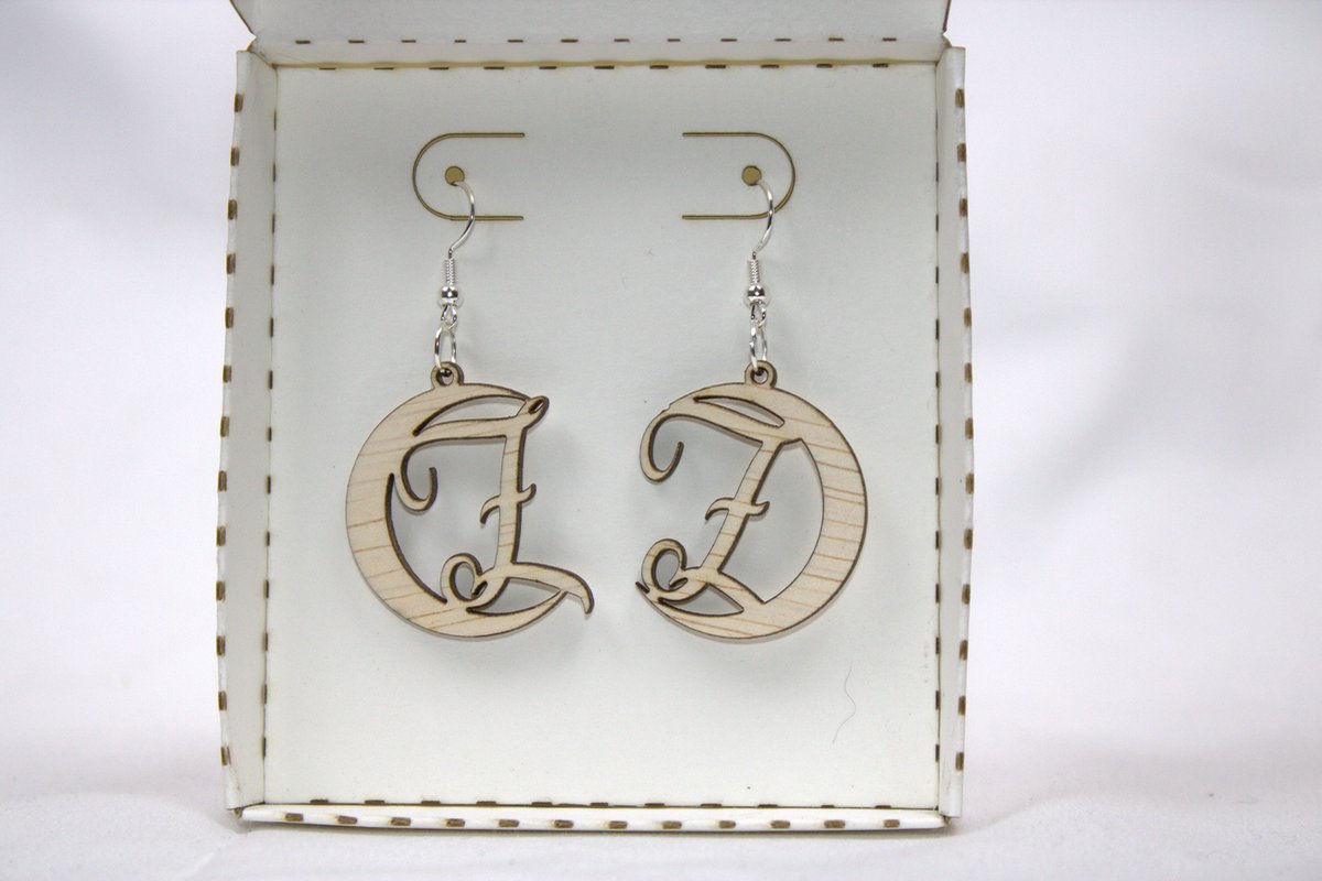 oorbellen alfabet Letter Z