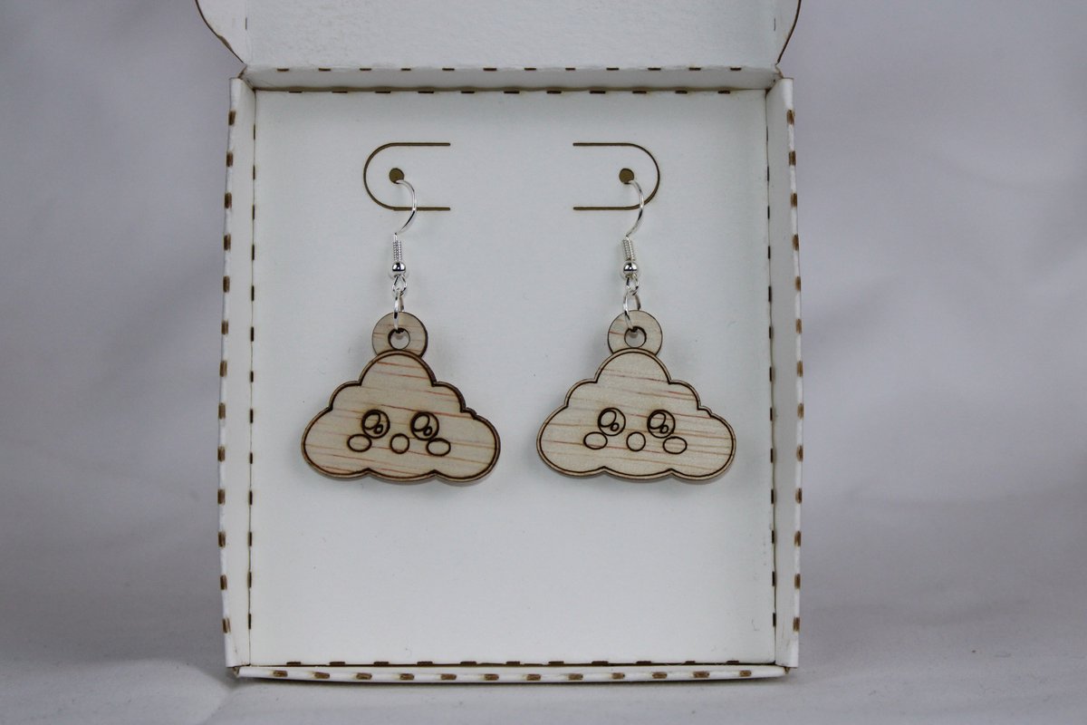 oorbellen emoji wolkje Verbaasd