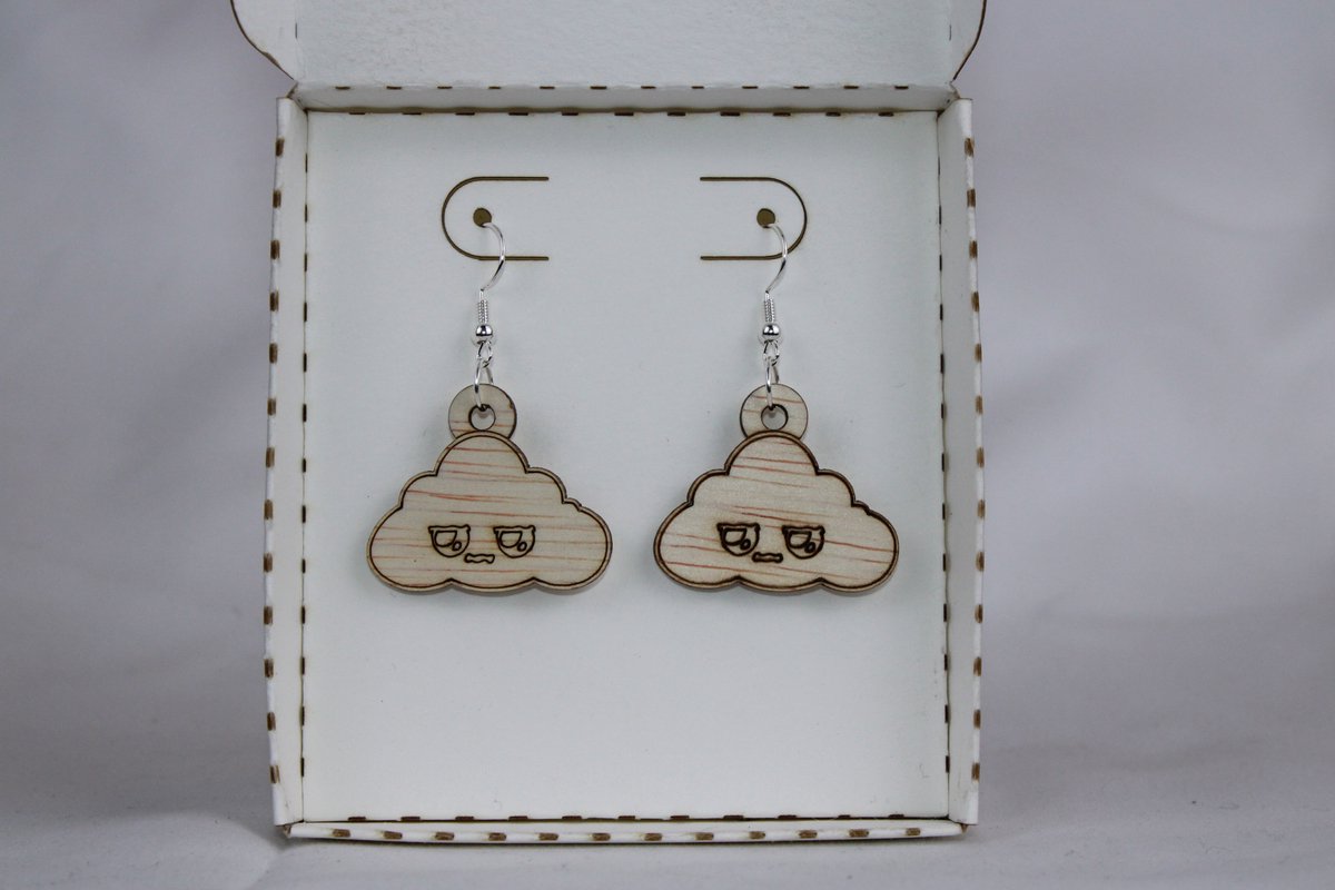 oorbellen emoji wolkje Verdrietig