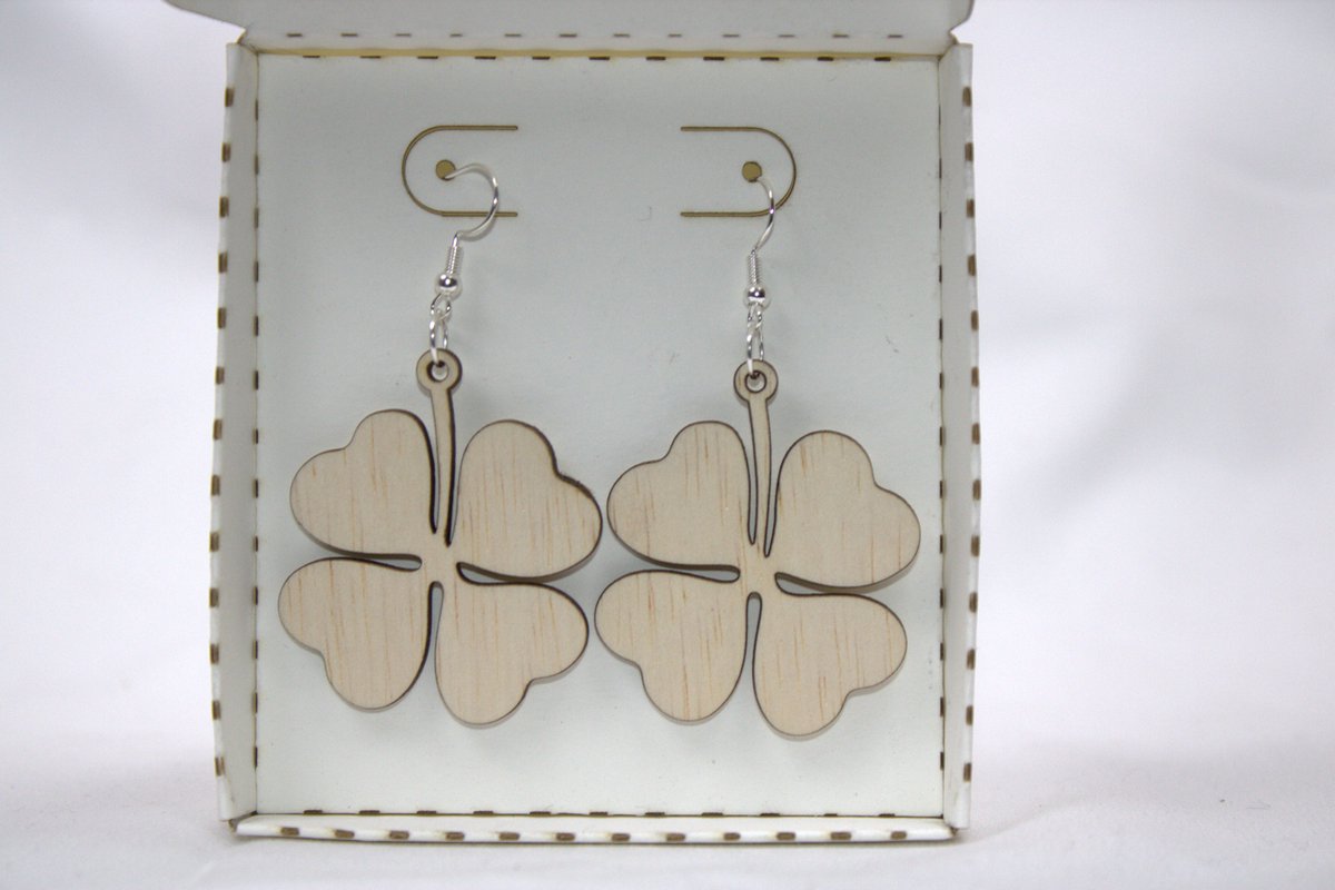 oorbellen klavertje vier