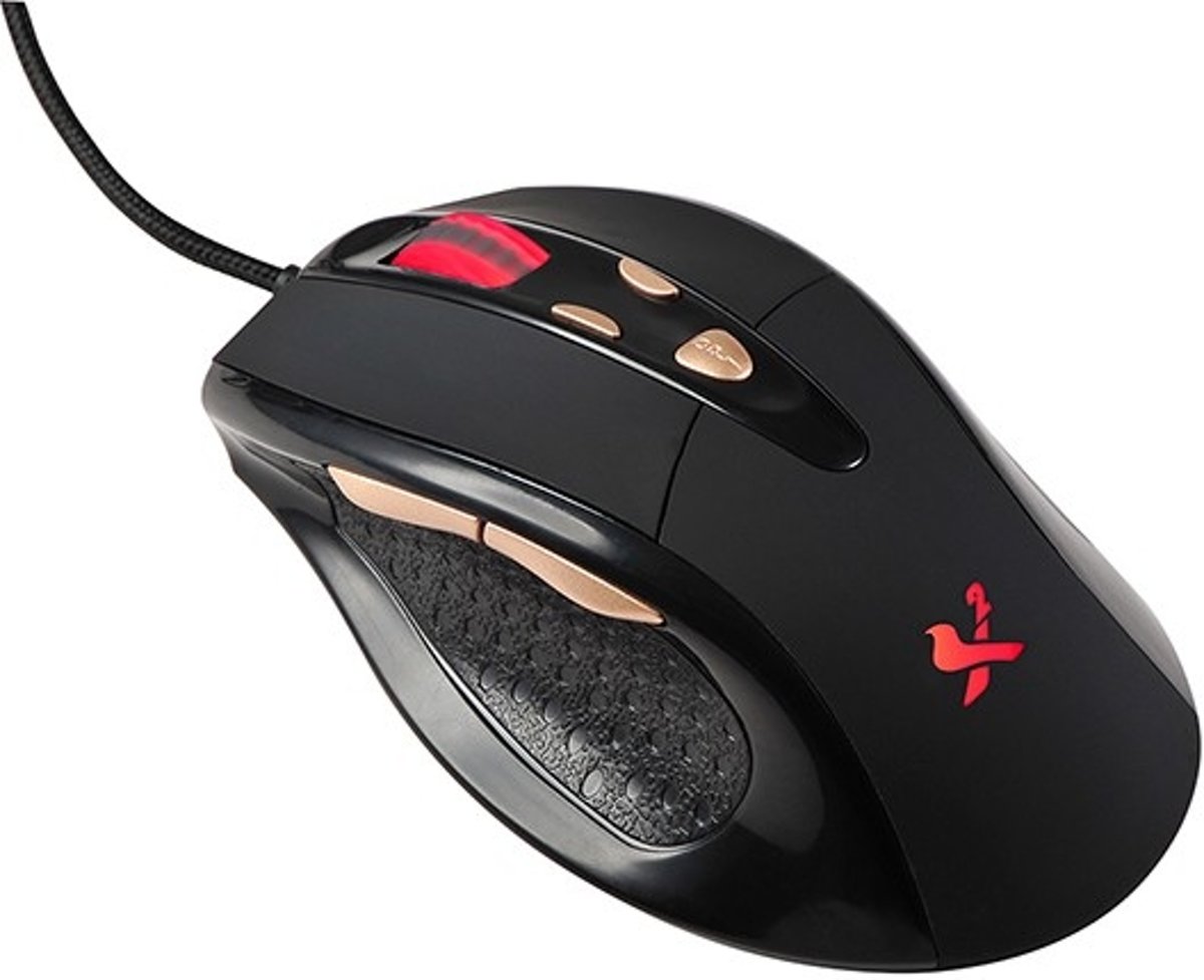 X2 KIMERA USB Optisch 2400DPI Zwart muis
