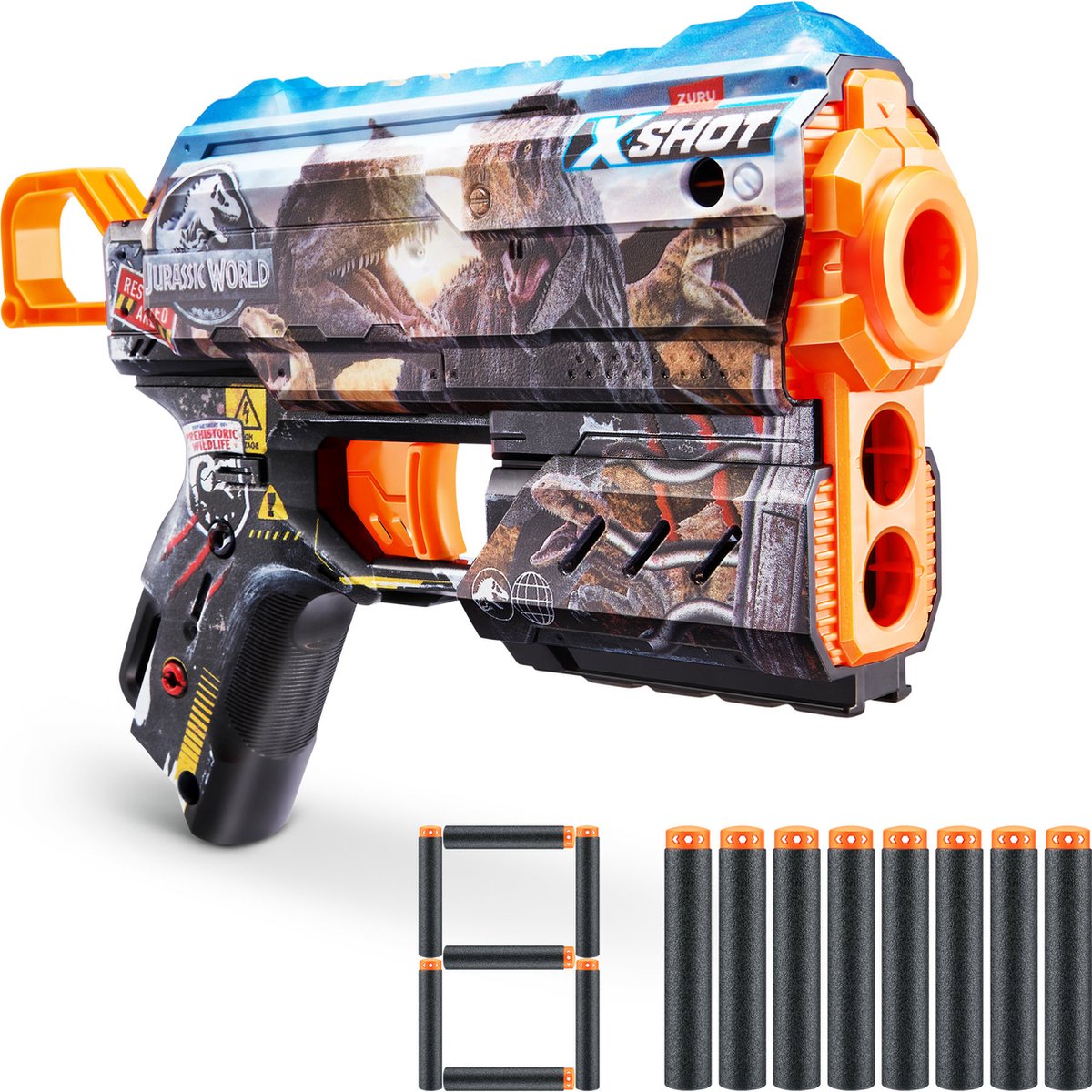 X-Shot Skins Flux Jurassic 8 pijltjes -  