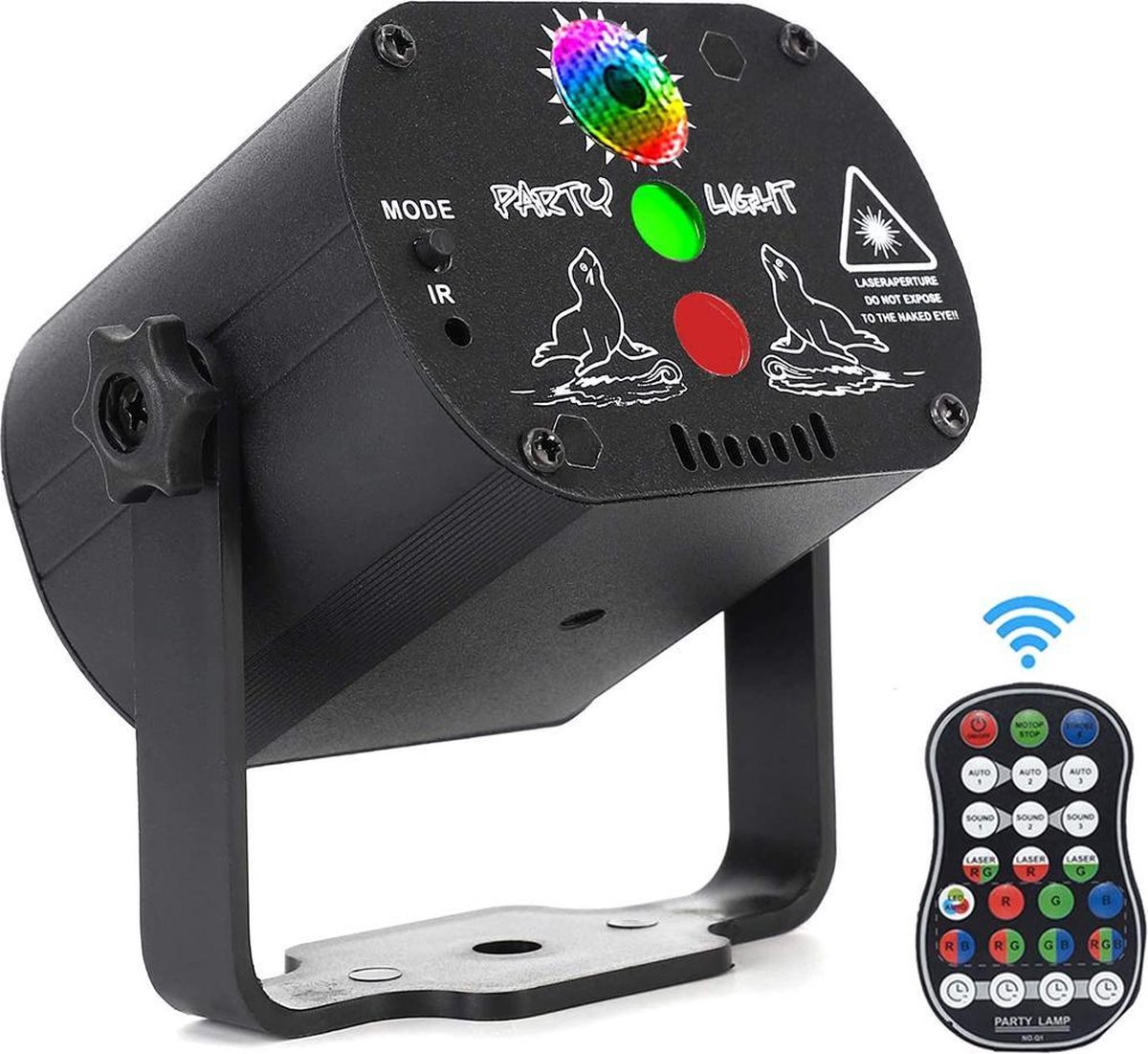 LED laser projector - Feestverlichting - Discobal - Stroboscoop - Voor binnen