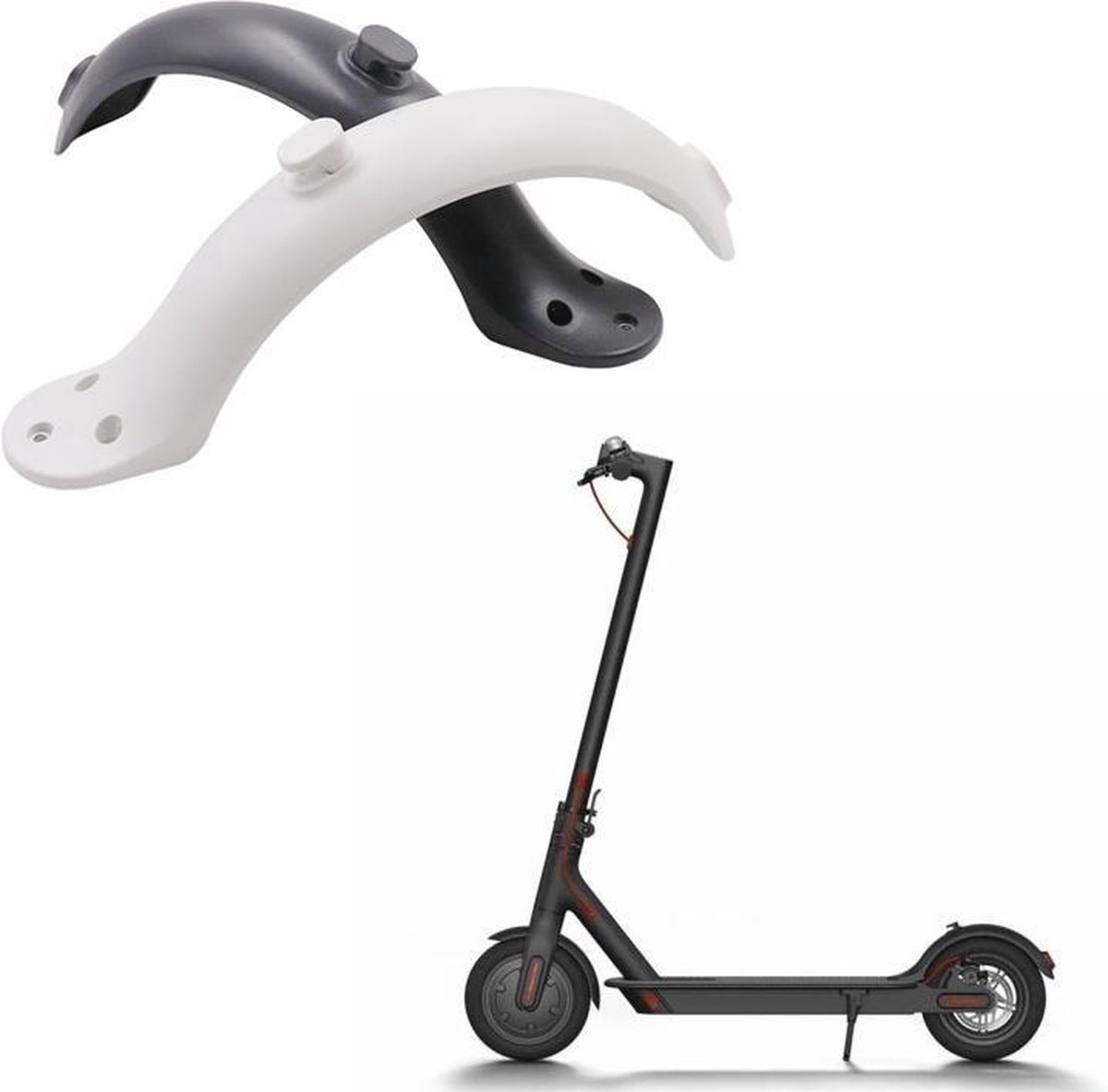 Spatbord voor Xiaomi Mija M365 (PRO) - M365 Accessoires - Achter spatbord - zwart