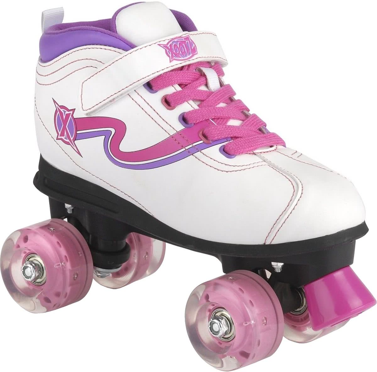 Xootz Rolschaatsen Disco Sisco Meisjes Wit/roze Maat 38