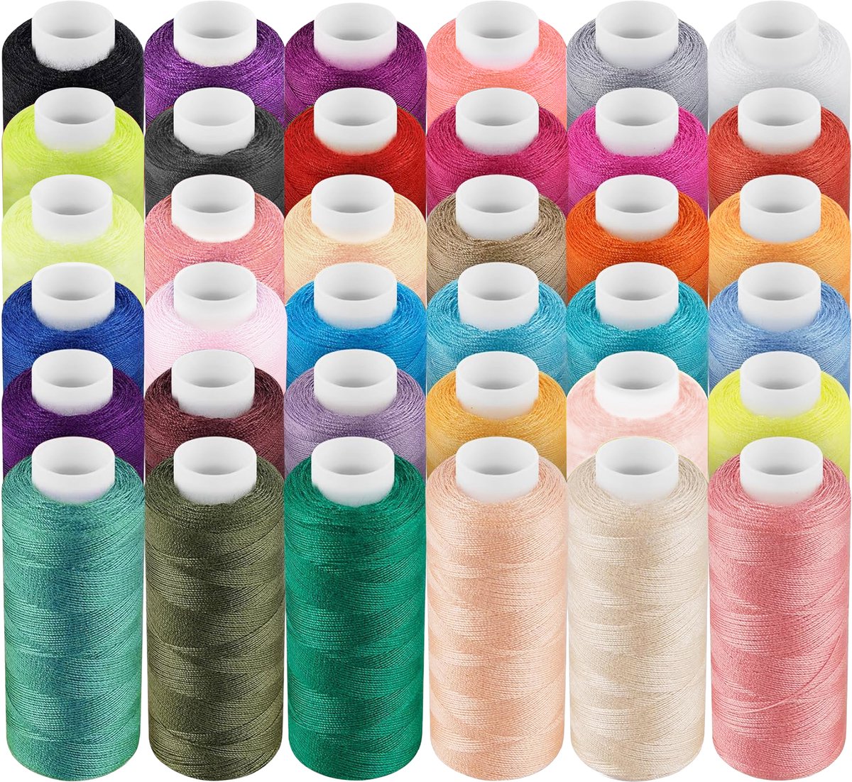 YONO Naaigaren voor Naaimachine - 36 Klossen - Naai Draad Set - Naaien met de Hand