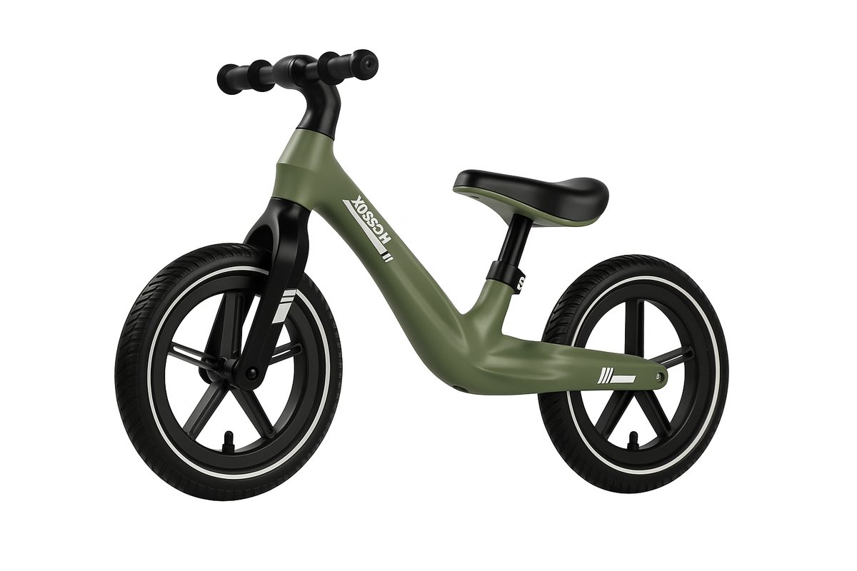 YOPPIE - Loopfiets 12 inch - 2+ jaar - lichtgewicht frame - verstelbaar zadel