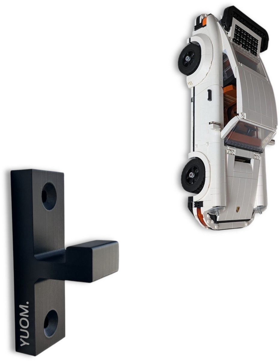 YUOM. Wall Mount voor LEGO LEGO Icons Porsche 911 - Muurbeugel LEGO Technic Car Wall Mount - Porsche 911 - LEGO Houder Auto Modellen - LEGO LEGO Icons Porsche 911