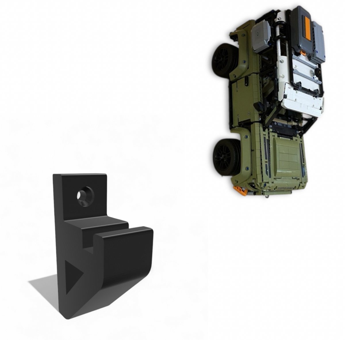 YUOM. Wall Mount voor LEGO Technic Land Rover Defender - Muurbeugel LEGO Technic Car Wall Mount - Land Rover Defender - Lego Houder Auto Modellen - Lego Land Rover Defender