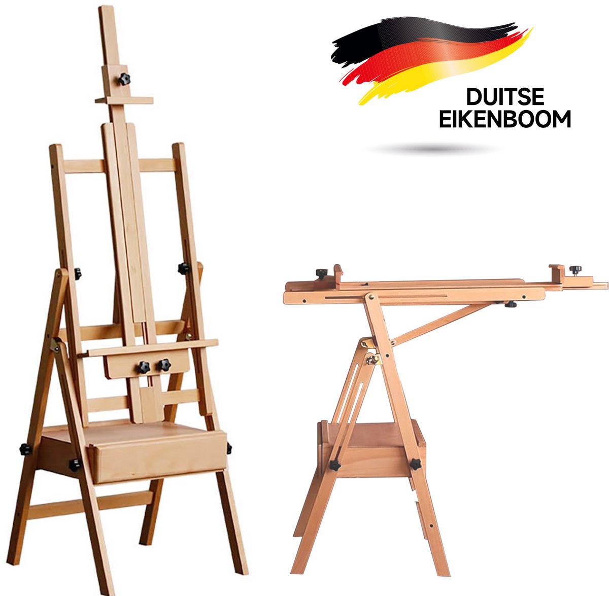     -   voor volwassenen - Atelierezel - Studio ezel - Veldezel -  s-170-207CM