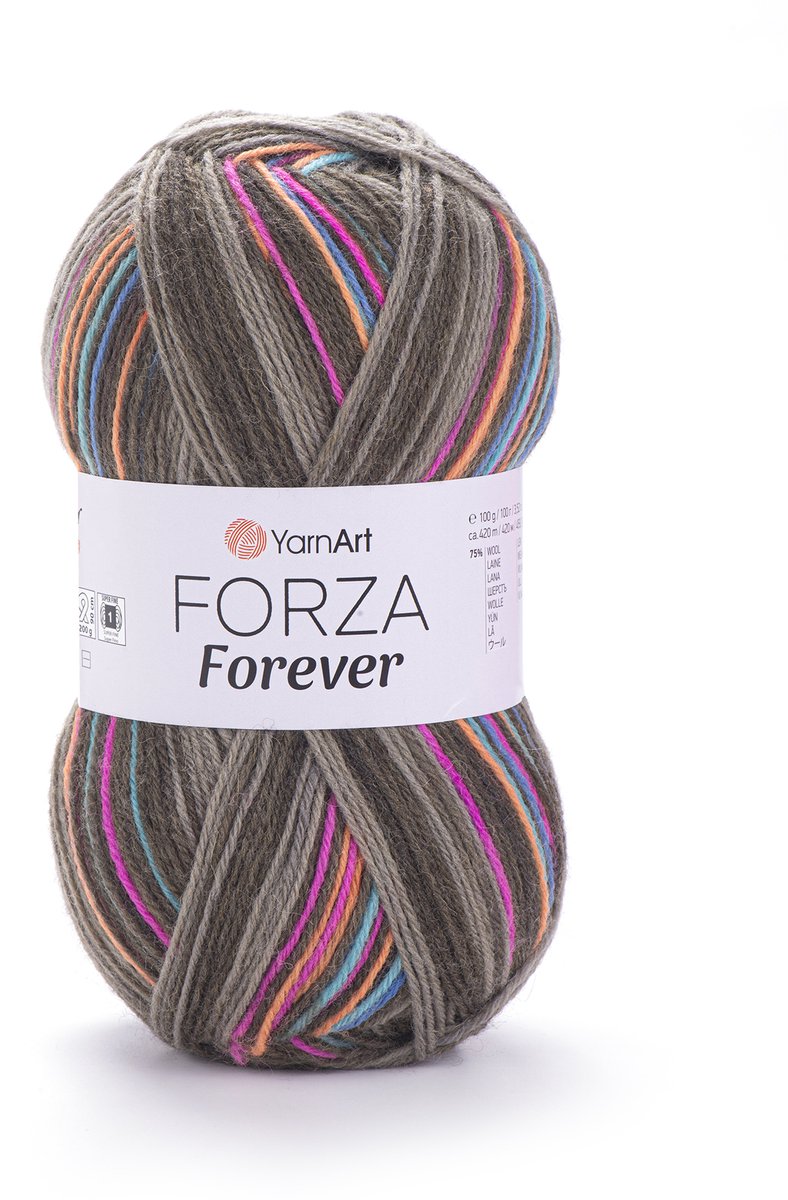 Sokkenwol Yarnart Forza Forever - Bruin - 2702