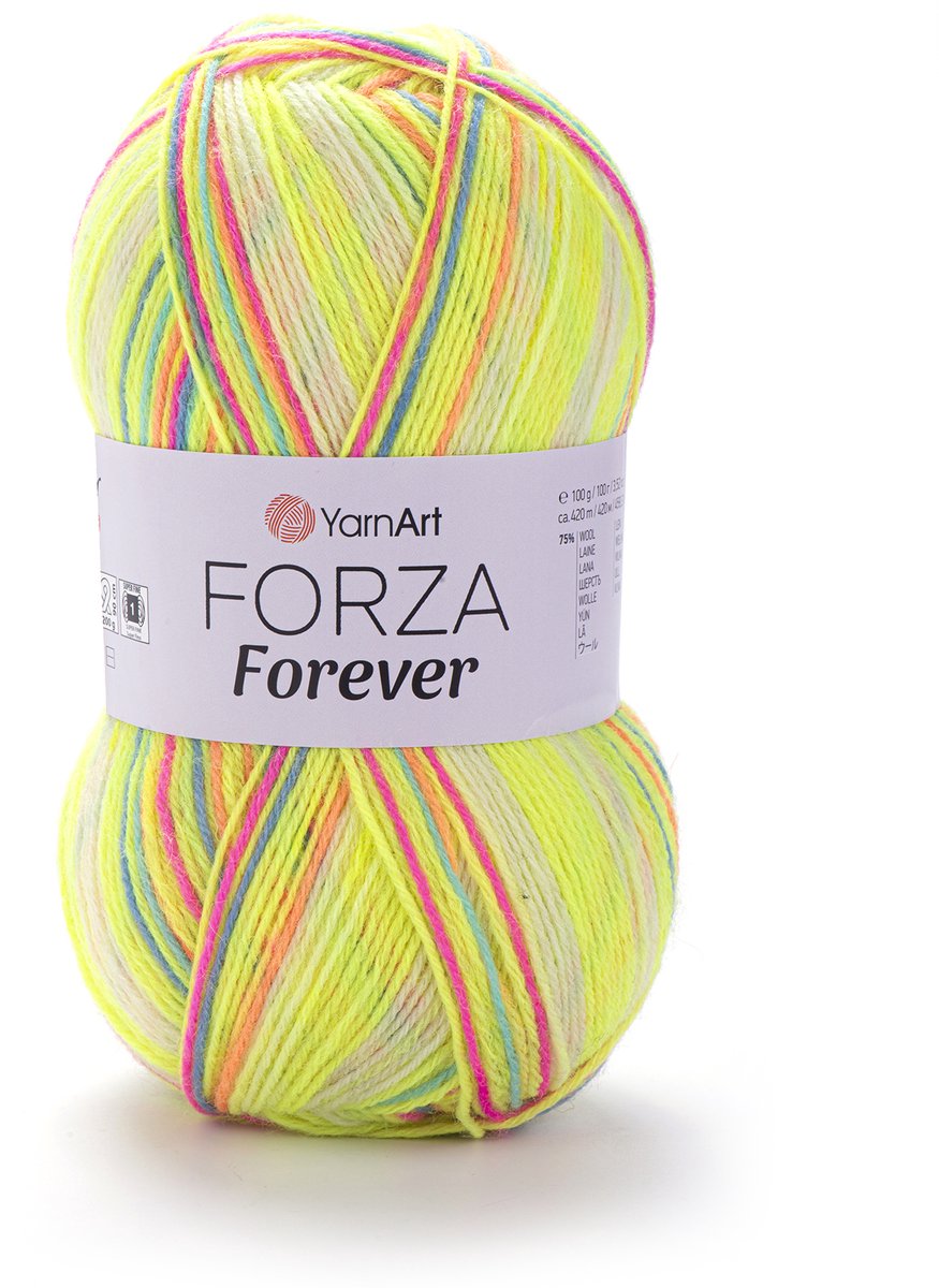 Sokkenwol Yarnart Forza Forever - Geel - 2710