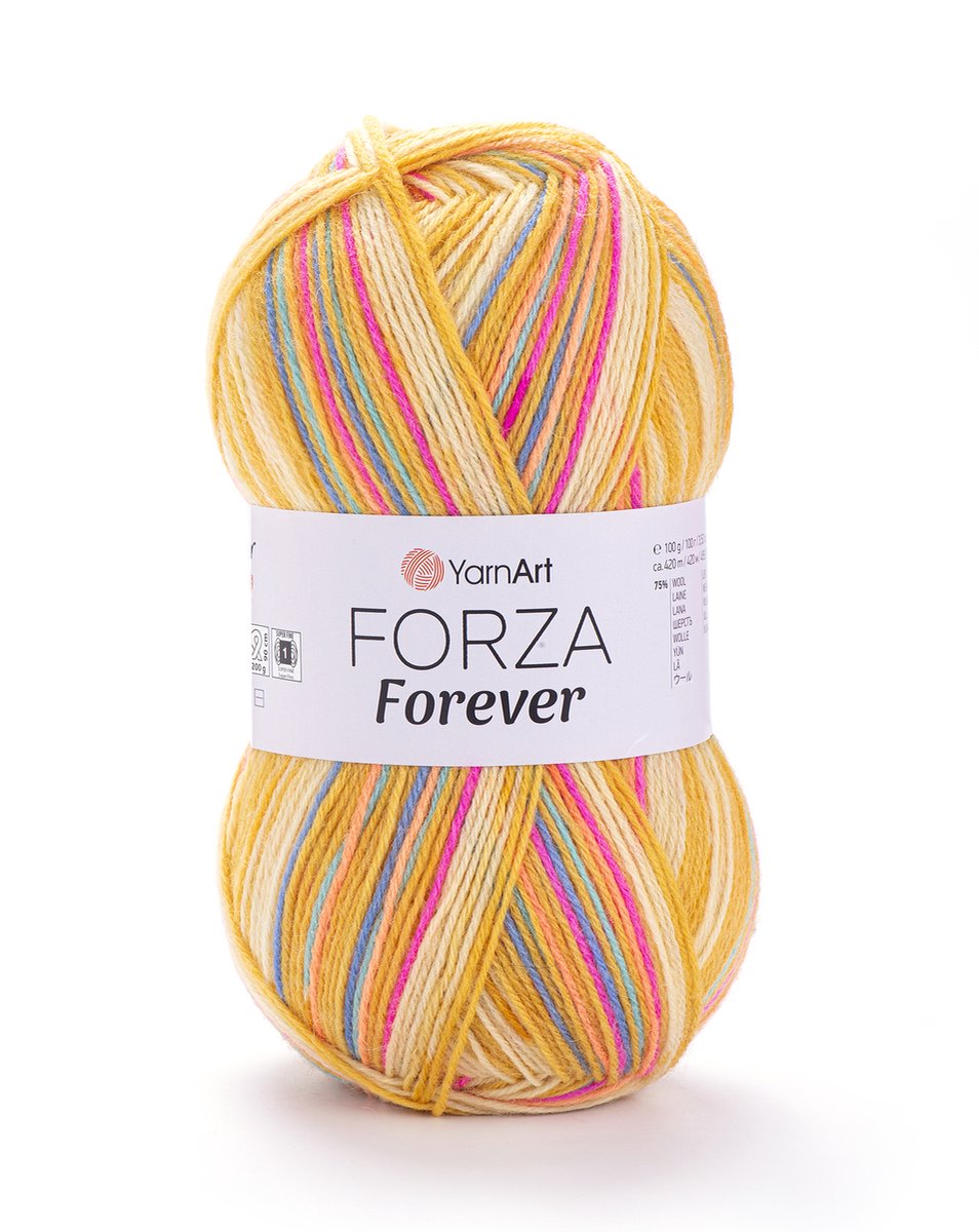 Sokkenwol Yarnart Forza Forever - Oker - 2704