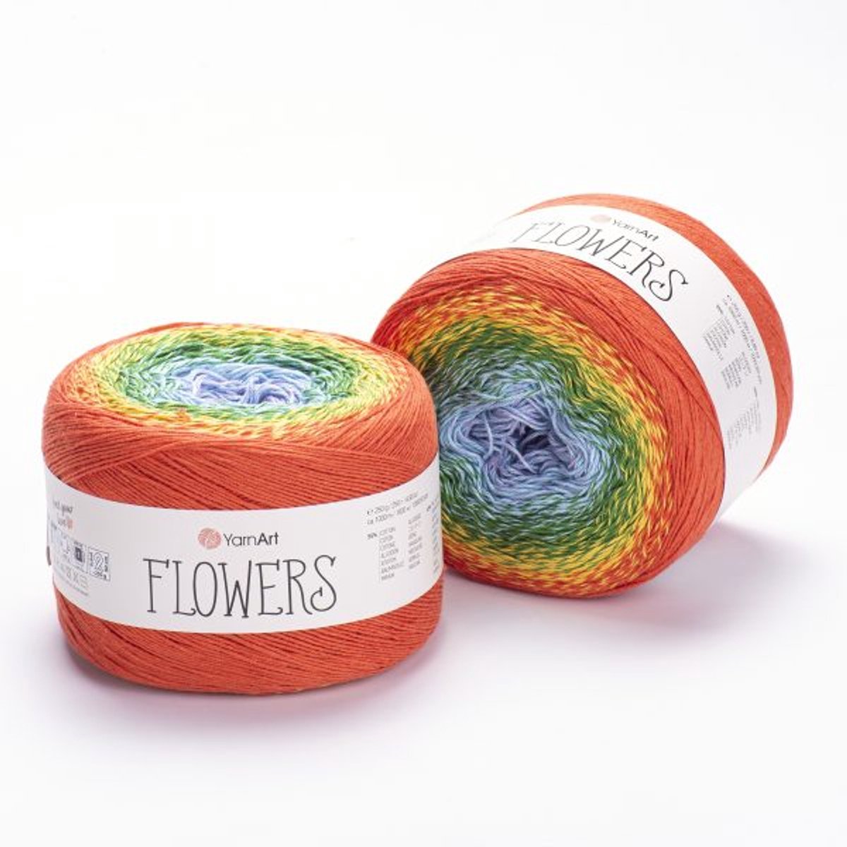 Yarnart Flowers - Verloopgaren - Haken & Breien - Garen voor Mandala - Kleur 255