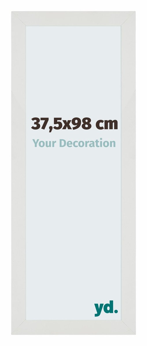 Puzzellijst 37,5x98 cm - Wit Mat - MDF - Mura
