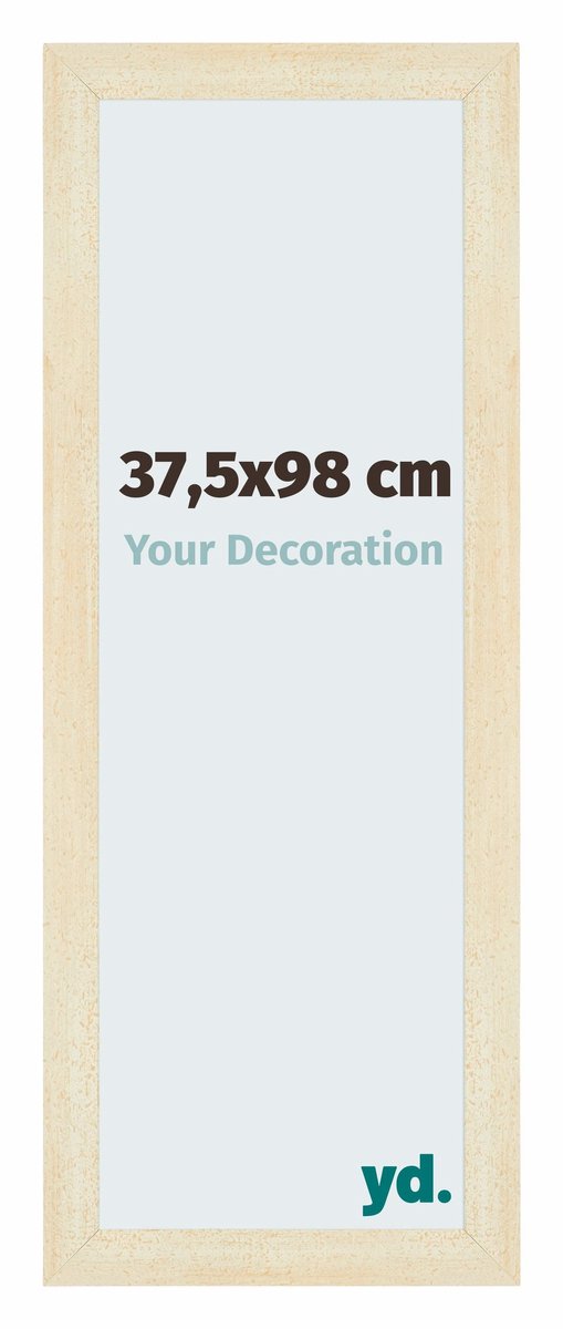 Puzzellijst 37,5x98 cm - Zand Geveegd - MDF - Mura