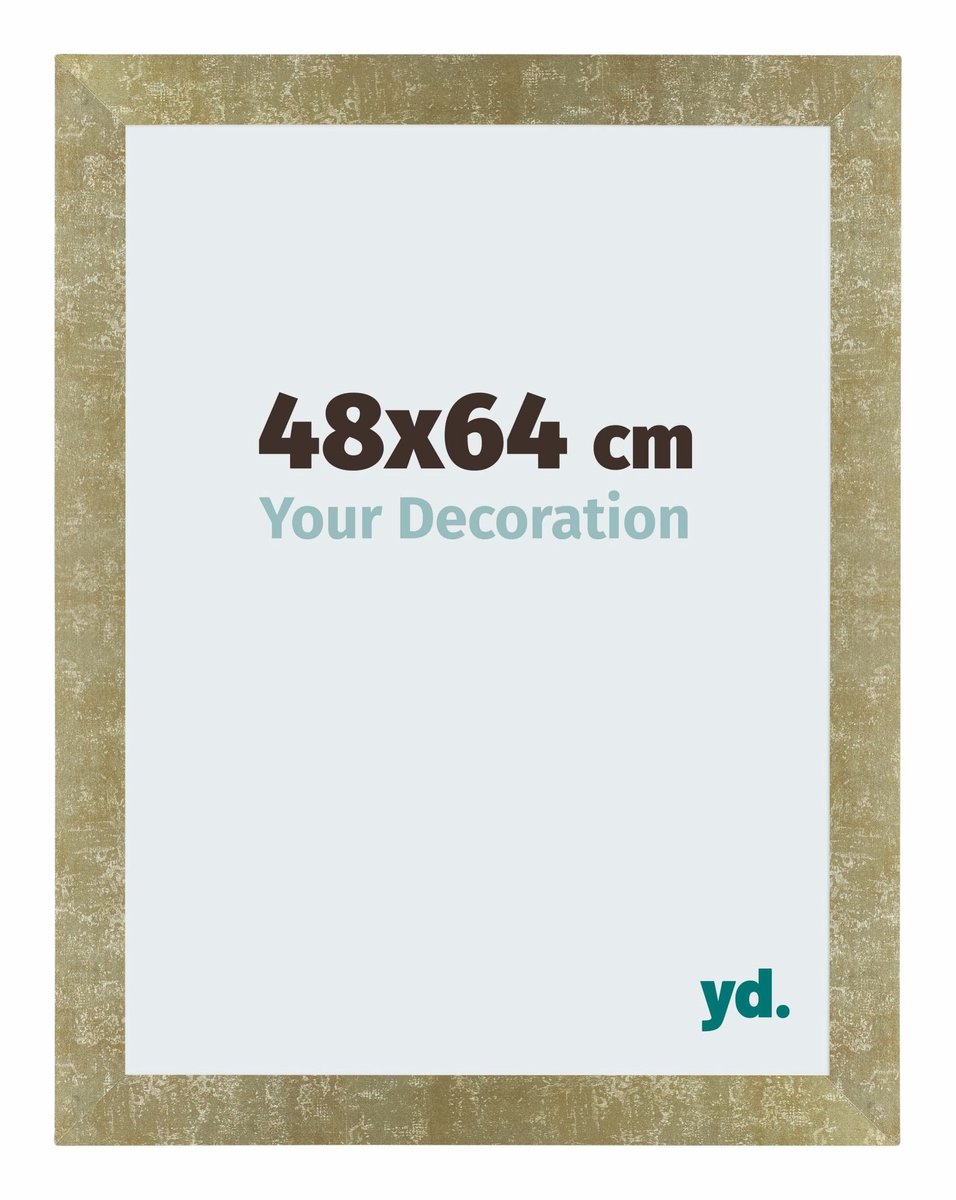 Puzzellijst 48x64 cm - Goud Antiek - MDF - Mura