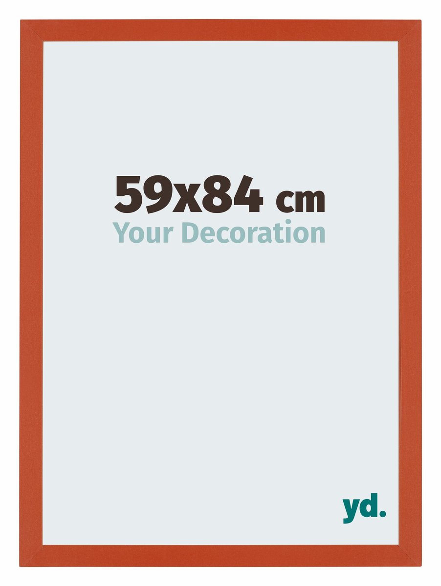 Puzzellijst 59x84 cm - Oranje - MDF - Mura