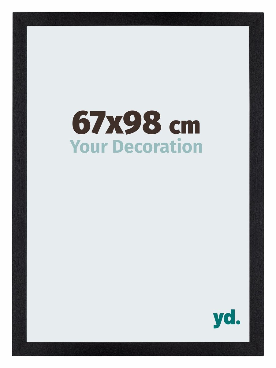 Puzzellijst 67x98 cm - Zwart Mat - MDF - Mura