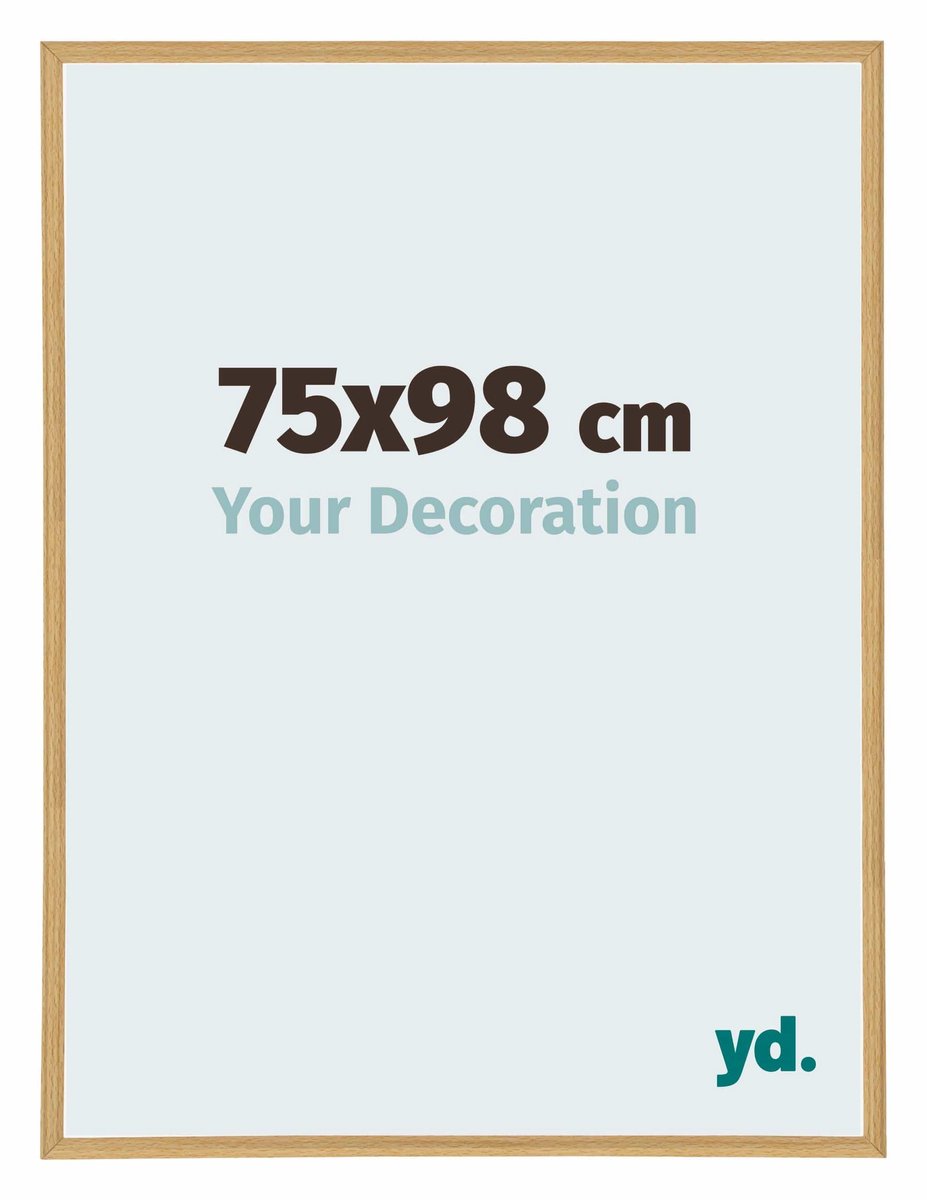 Puzzellijst 75x98 cm - Beuken Licht - Kunststof - Annecy