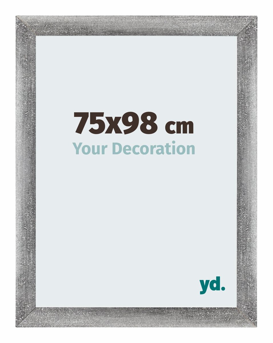 Puzzellijst 75x98 cm - Grijs Geveegd - MDF - Mura