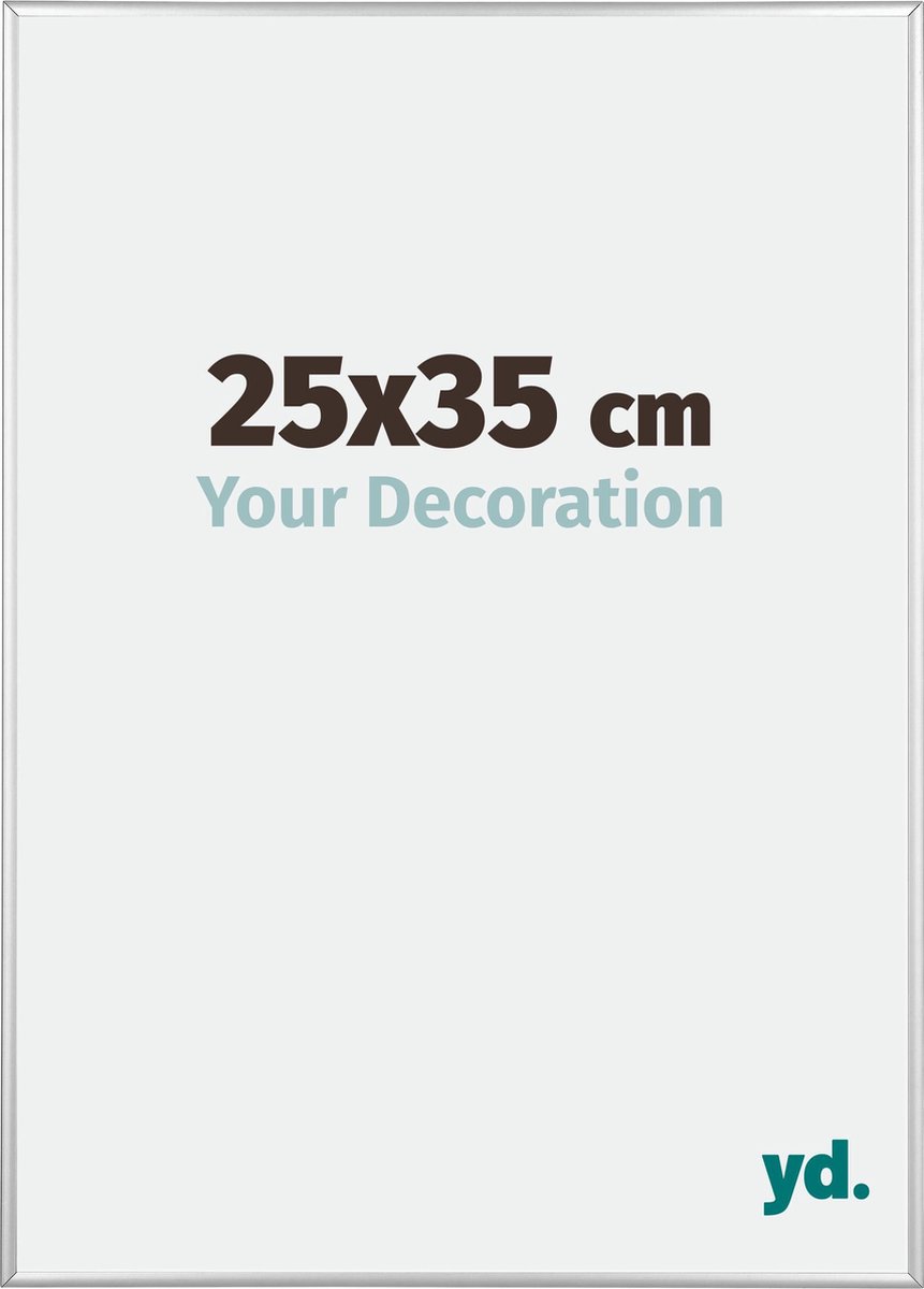 Your Decoration - Puzzellijst 25x35 cm - Zilver Hoogglans - Puzzellijst 500-1000 stukjes - Aluminium Fotolijst - Kent