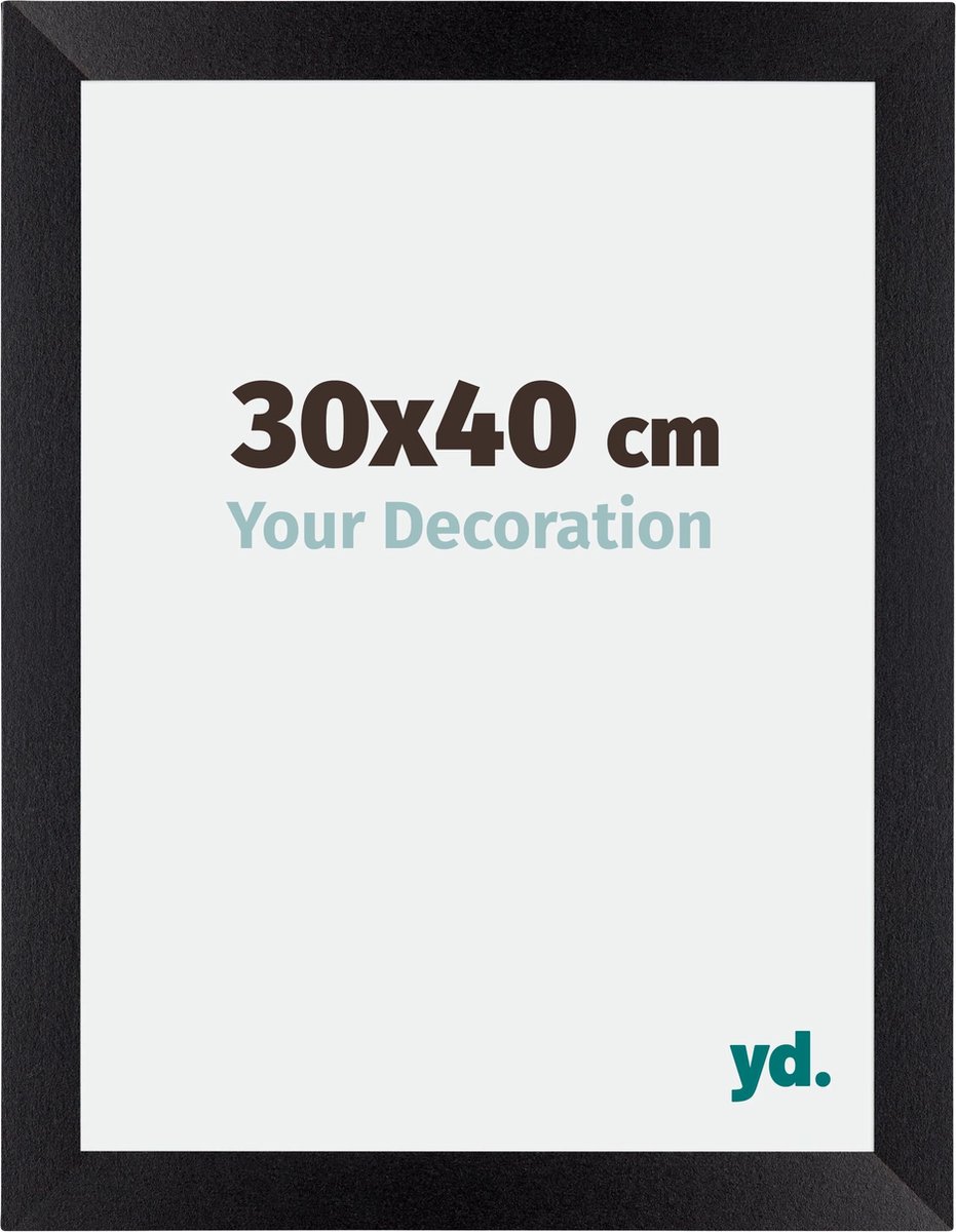 Your Decoration - Puzzellijst 30x40 cm - Zwart Mat - Puzzellijst 500-1000 stukjes - MDF Fotolijst - Mura