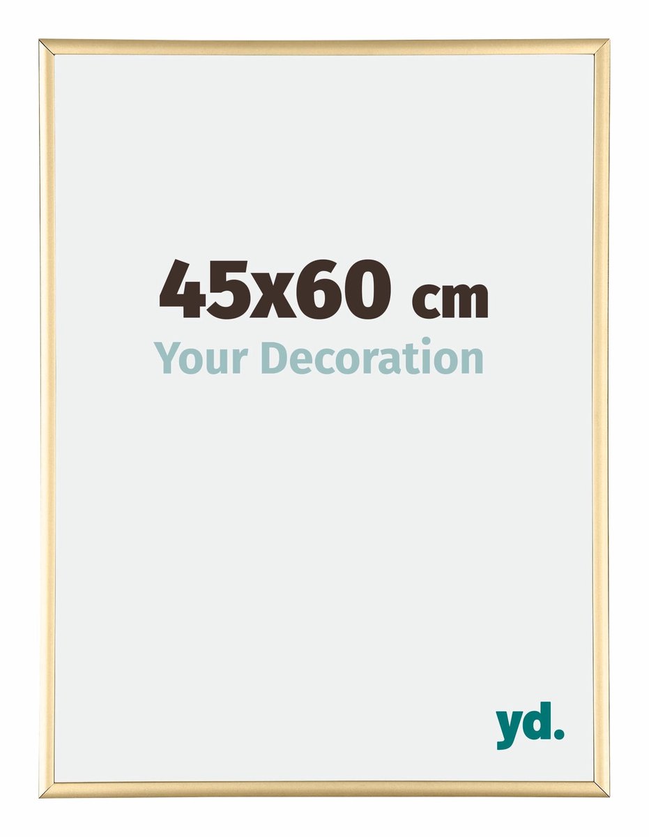 Your Decoration - Puzzellijst 45x60 cm - Goud - Puzzellijst 500-1000 stukjes - Aluminium Fotolijst - Kent