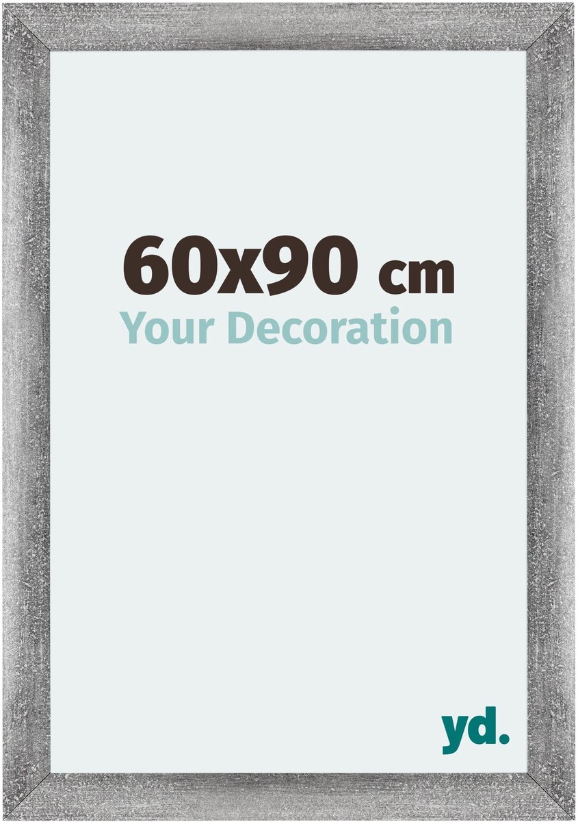 Your Decoration - Puzzellijst 60x90 cm - Grijs Geveegd - Puzzellijst 1500-2000 stukjes - MDF Fotolijst - Mura