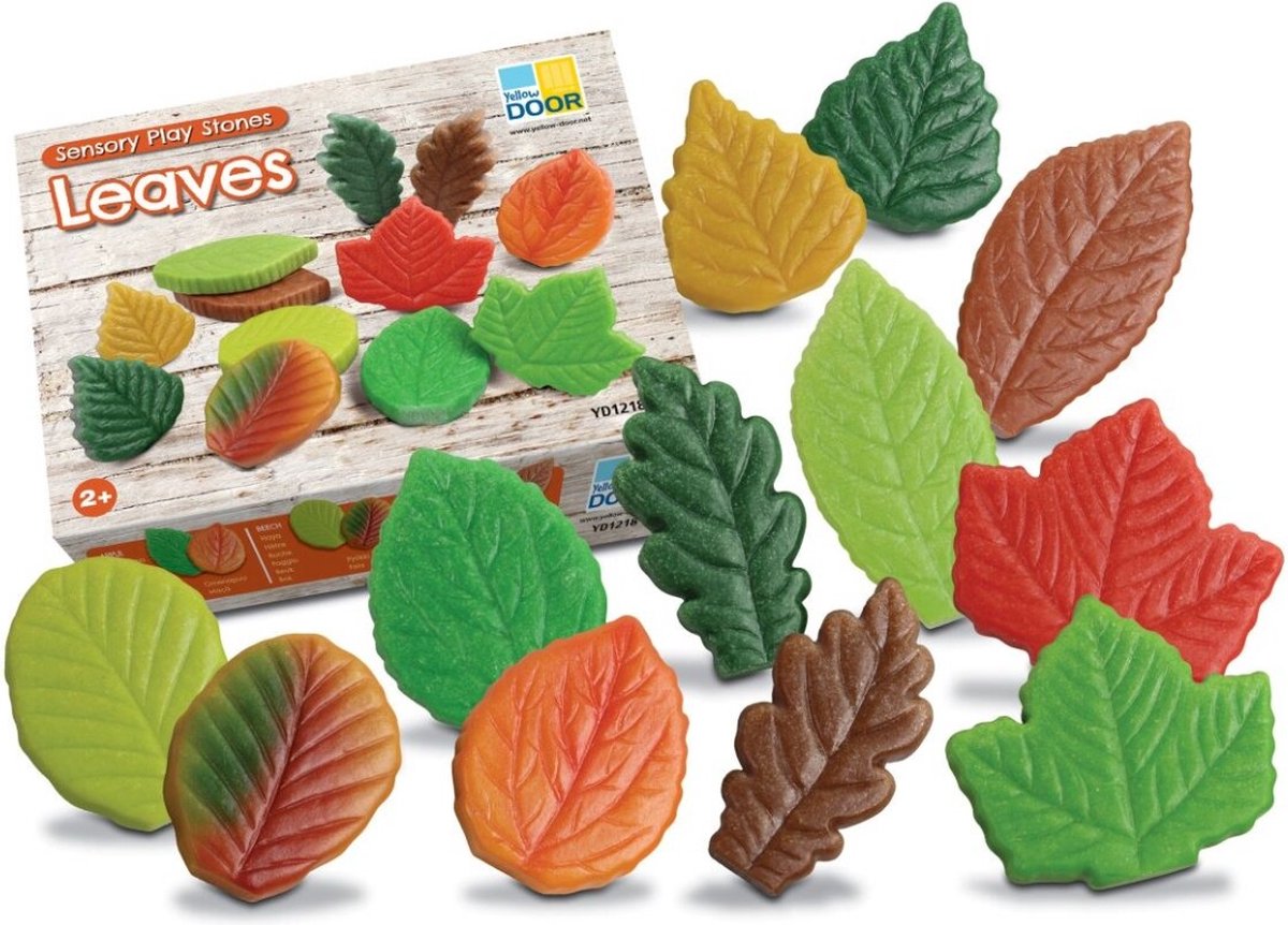   Sensory Play Stenen - Bladeren