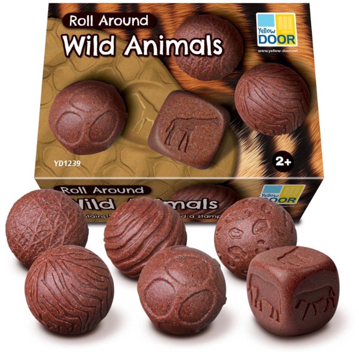   Sensory Stenen Roll Around Wilde Dieren