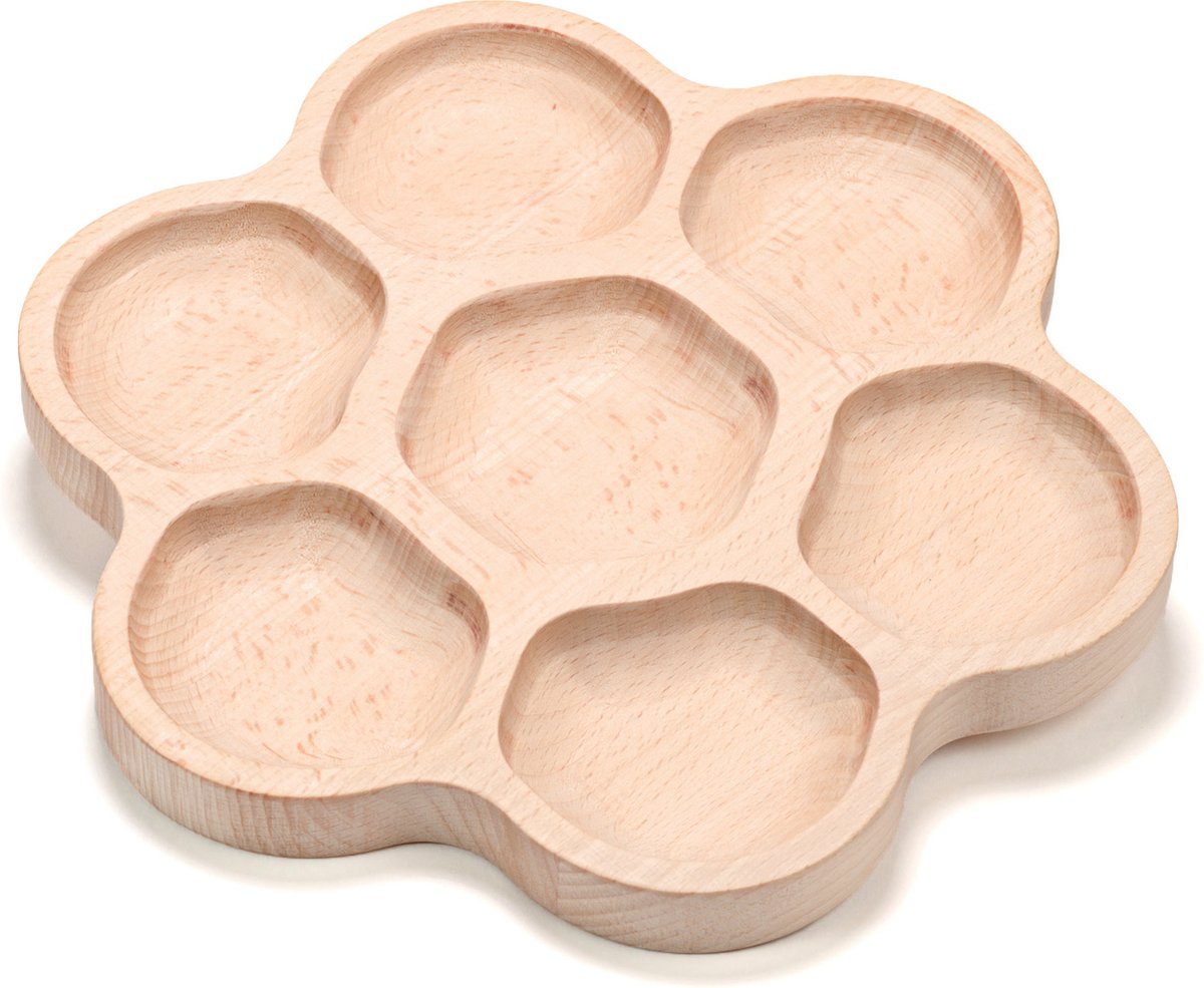   Sorteerbak Hout Bloem - 7 vakken + 18m