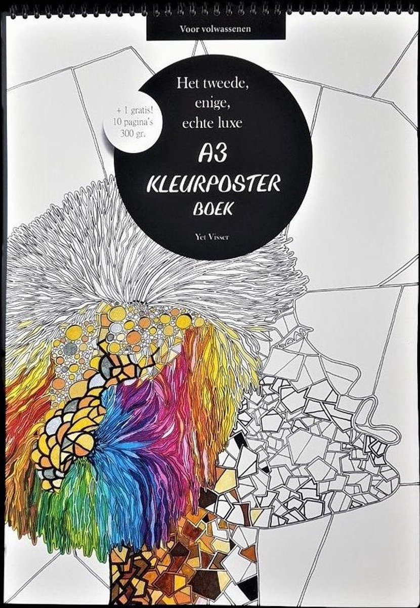 Yet Visser Kleurboek A3, Het tweede, enige, echte luxe Kleurposterboek
