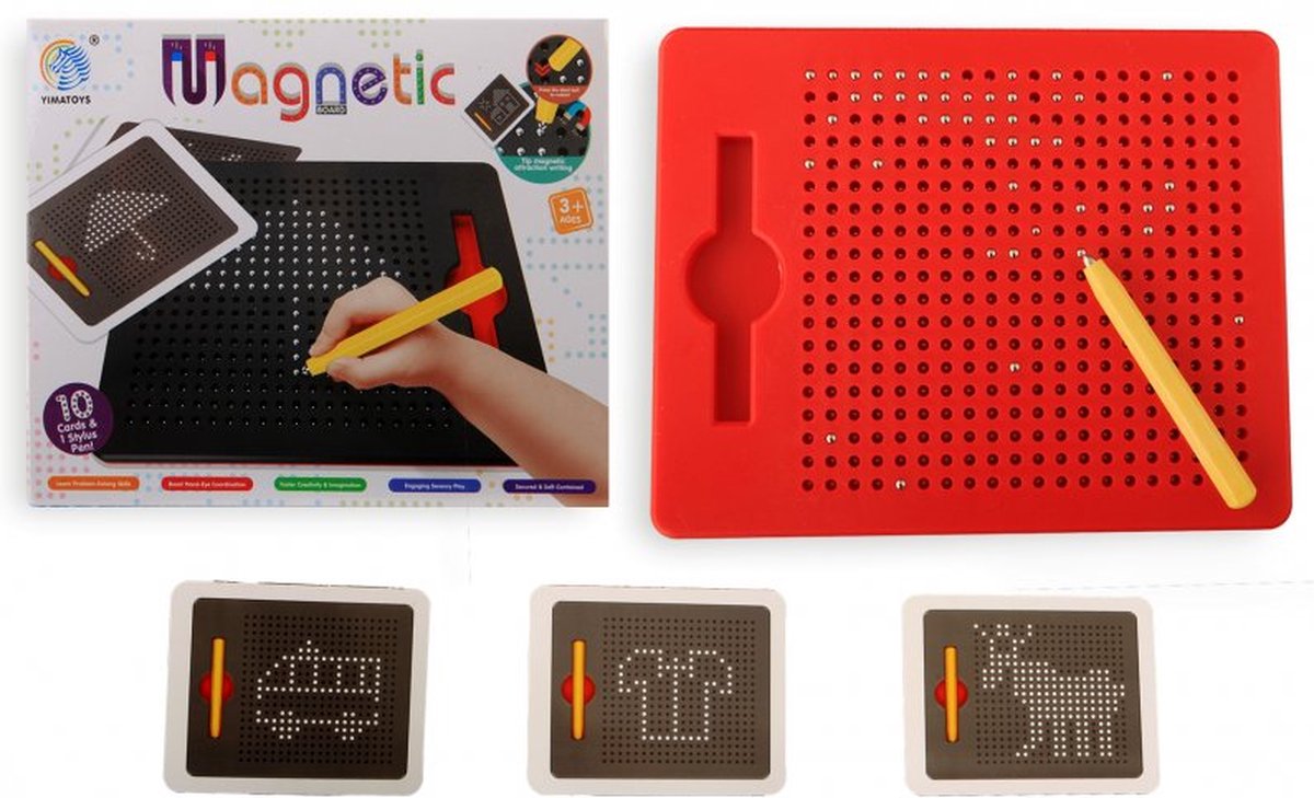 Magnetisch bord met 10 voorbeeldkaarten